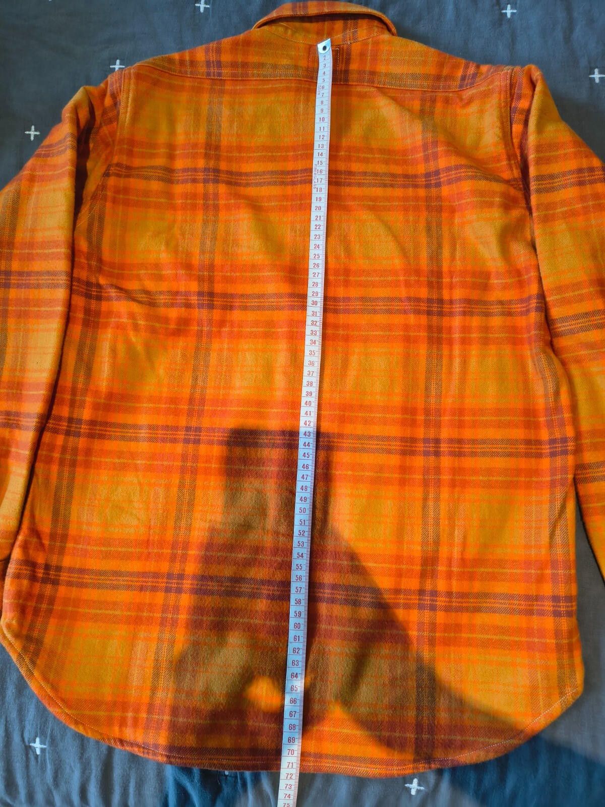 Kaptain Sunshine Kaptain Sunshine CPO Shirt - Orange, Size M, Made in Japan Size US M / EU 48-50 / 2 - 5 Thumbnail