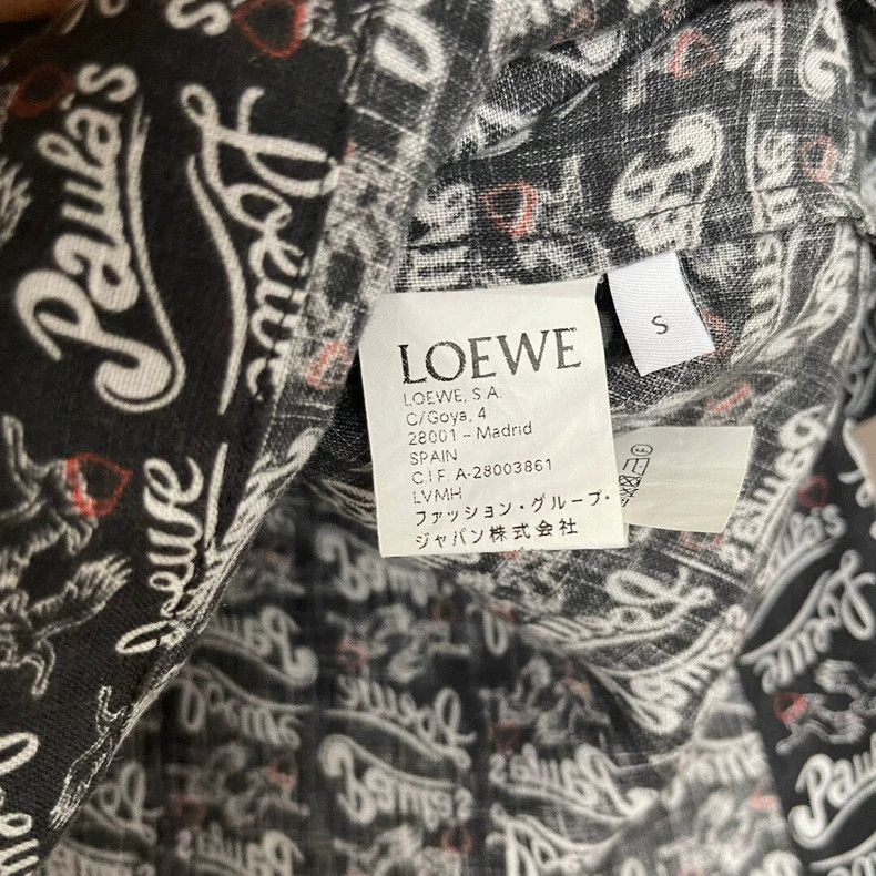 Loewe LOEWE Paula's vacation collection 100% linen short shirt Size US S / EU 44-46 / 1 - 3 Thumbnail