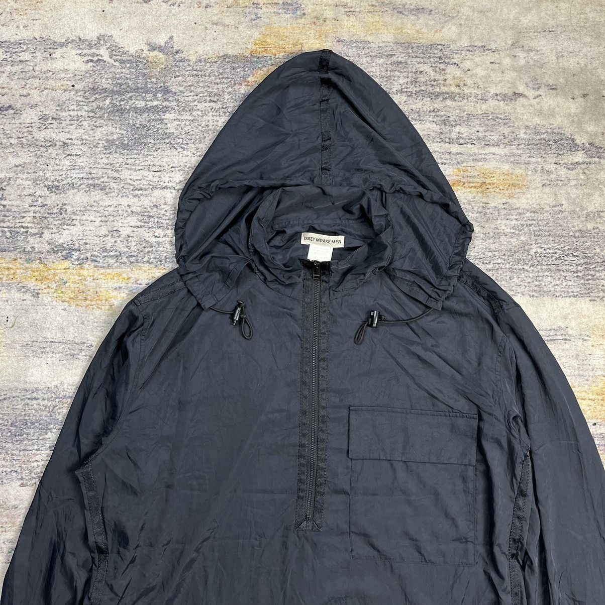 Issey Miyake × Japanese Brand Issey Miyake Men half zip light jacket Size US M / EU 48-50 / 2 - 2 Thumbnail