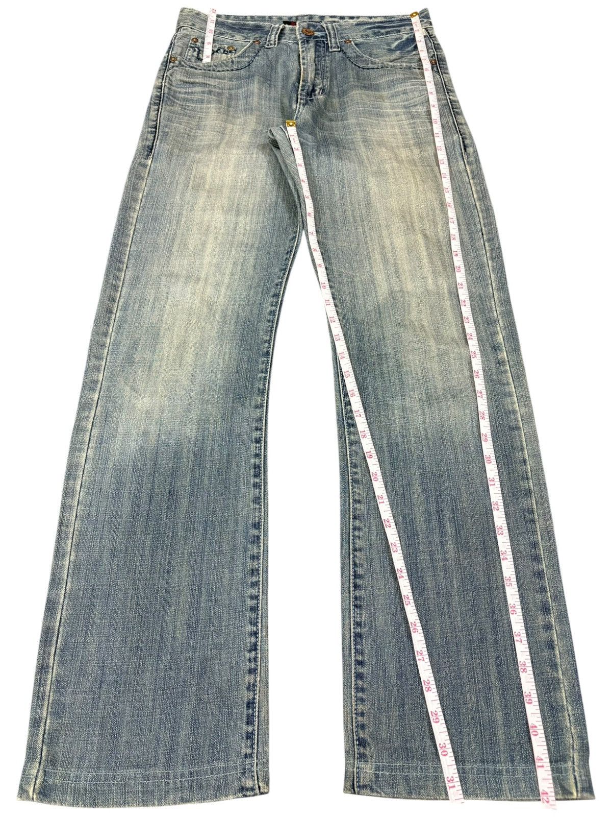 Replay Vintage Replay Faded Wash Embroidery Distressed Loose Jeans Size US 30 / EU 46 - 12 Thumbnail