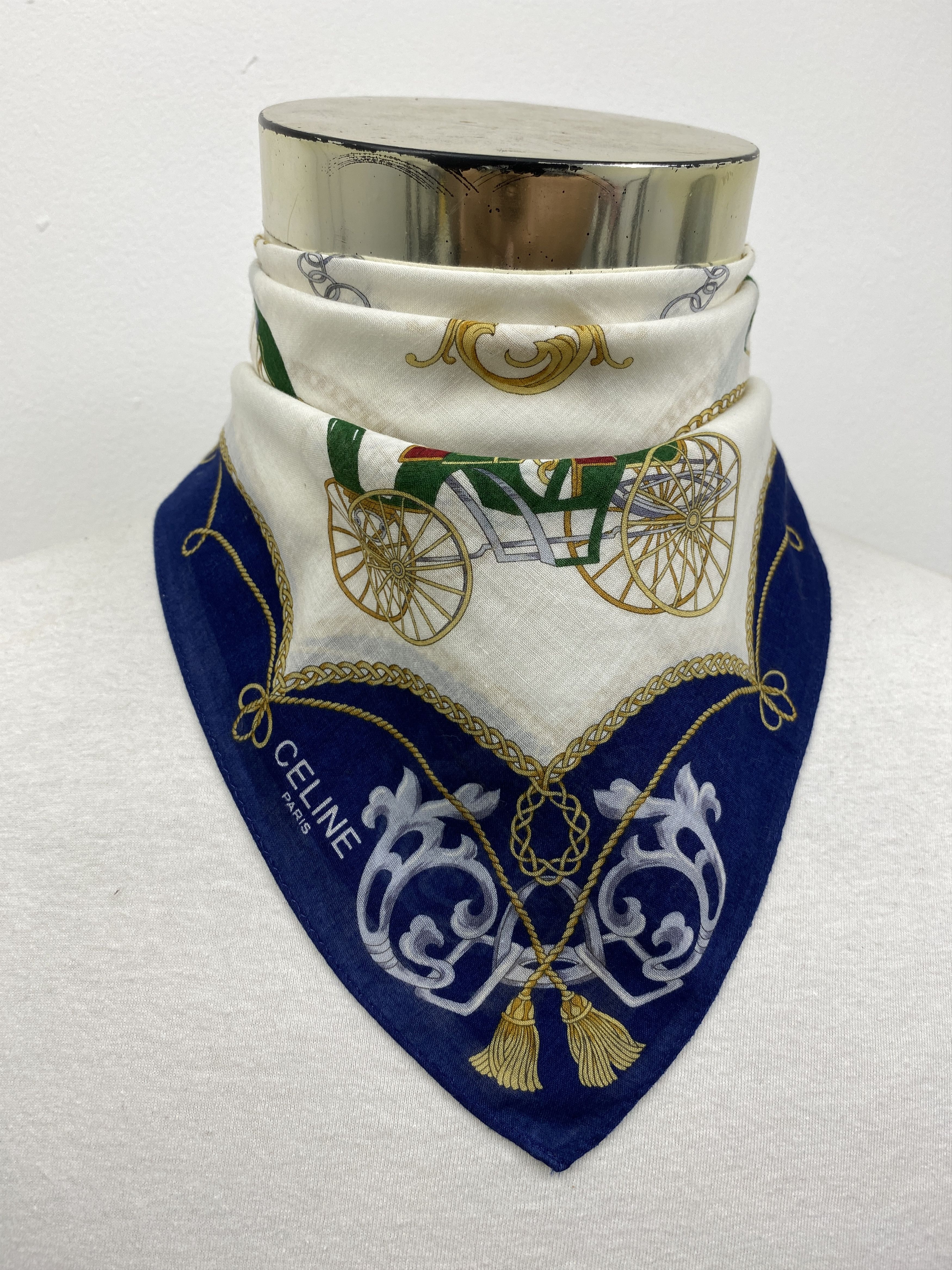 Celine Celine Handkerchief / Bandana / Neckerchief HKC0238 Size ONE SIZE - 2 Thumbnail