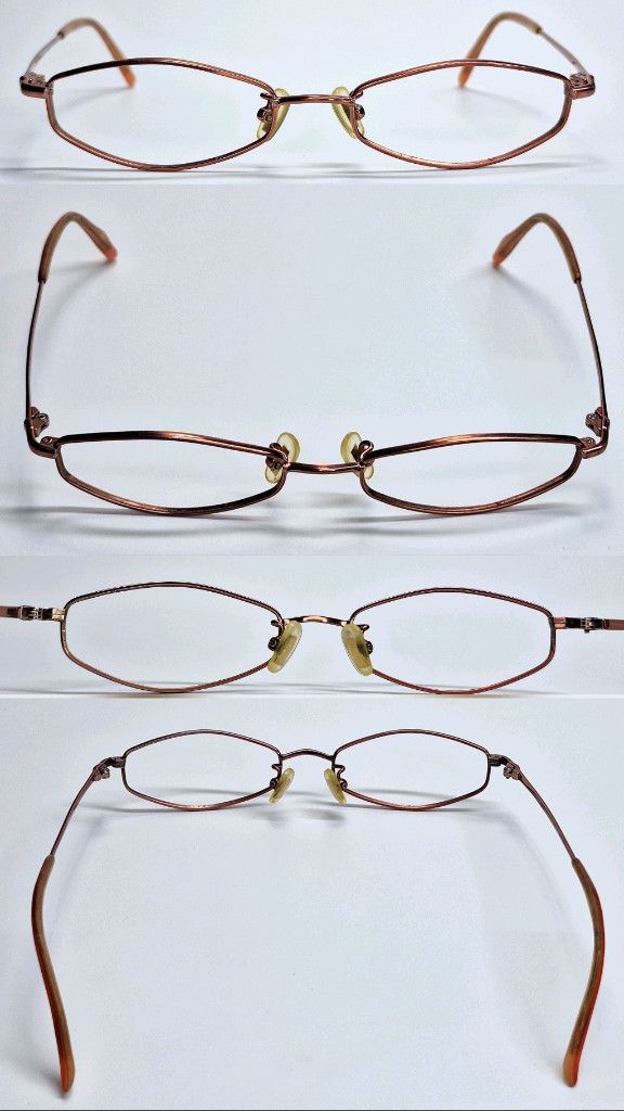 Other ALOOK ALK-F3267 Y2K Geek Chic Slim Metal Frame Glasses Size ONE SIZE - 5 Thumbnail