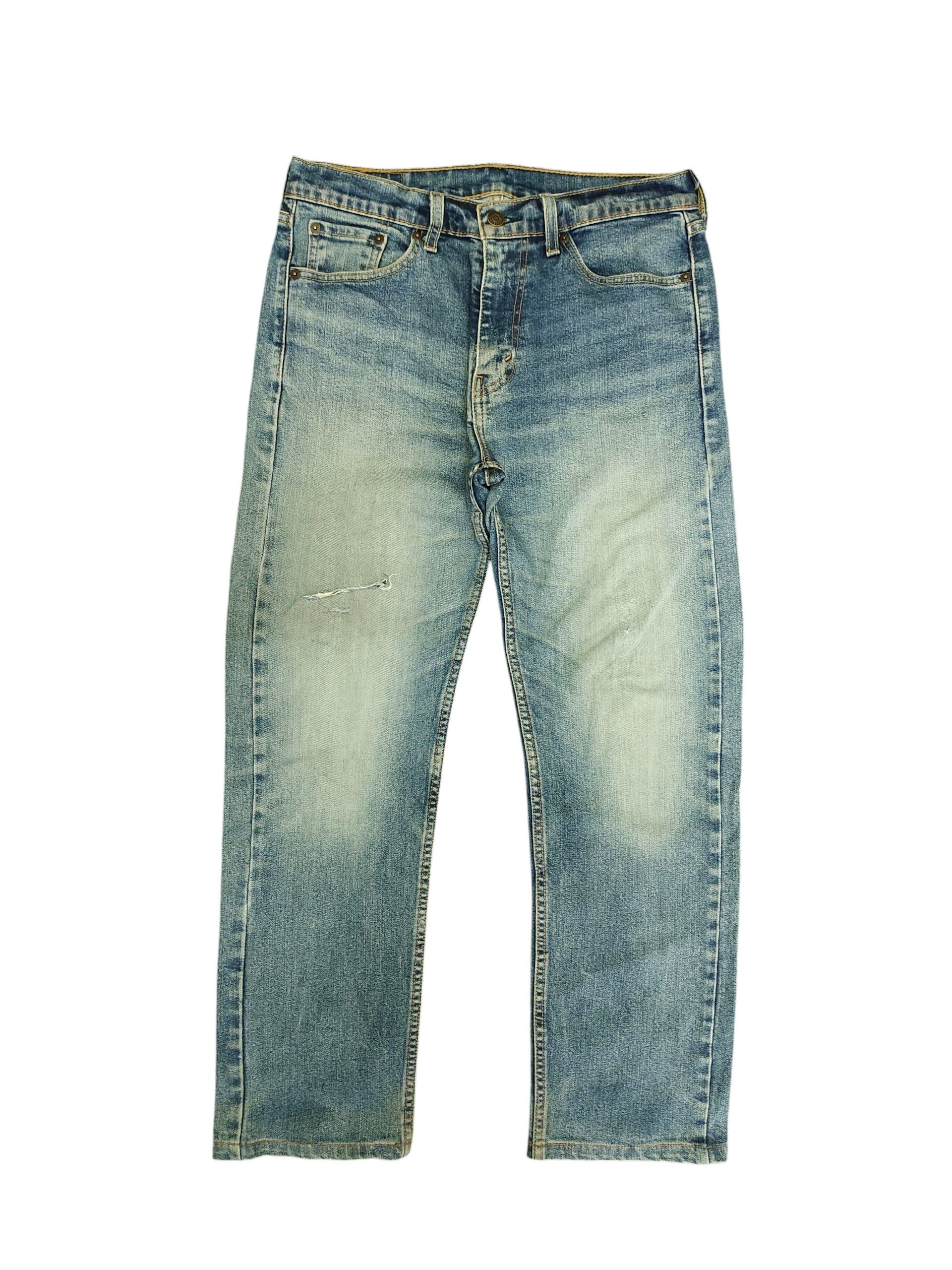 Levi's Vintage Clothing Vintage Levis 505 Clawmark Distress Faded Denim Jeans Size US 30 / EU 46 - 1 Thumbnail