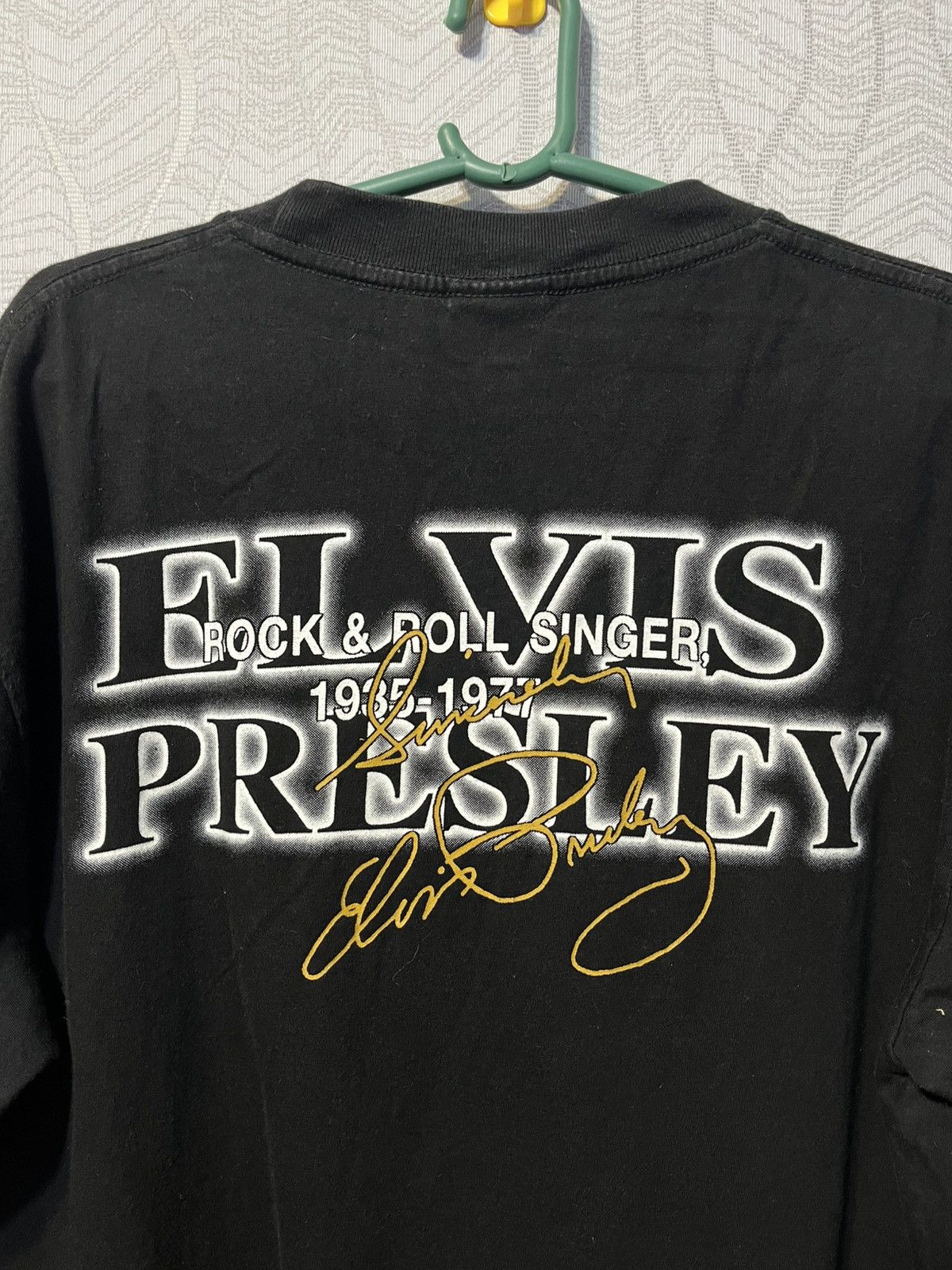 Band Tees × Vintage Vintage 1990 Elvis Presley Legend Rock&Roll Singer T-Shirt Size US L / EU 52-54 / 3 - 5 Thumbnail