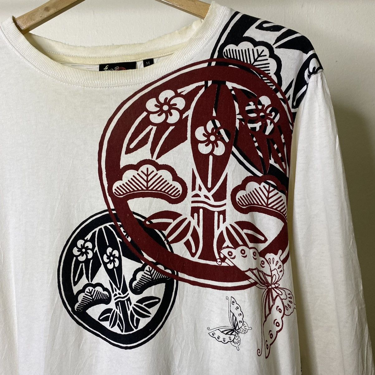 Bullet Noise × Ed Hardy Bullet Noise Japanese Motive Affliction Ed Hardy Style LS Size US M / EU 48-50 / 2 - 2 Thumbnail