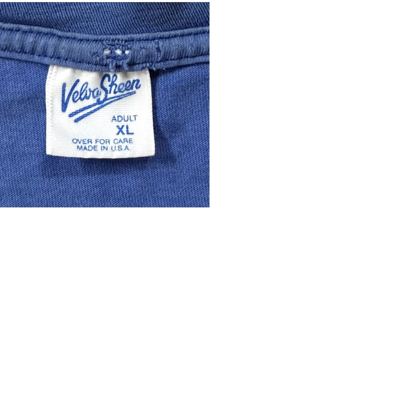 Velva Sheen VINTAGE URI Rams Taz Shirt XL Blue 90s Looney Tunes University USA SVG Velva Sheen Mens Shirt Size US XL / EU 56 / 4 - 9 Thumbnail