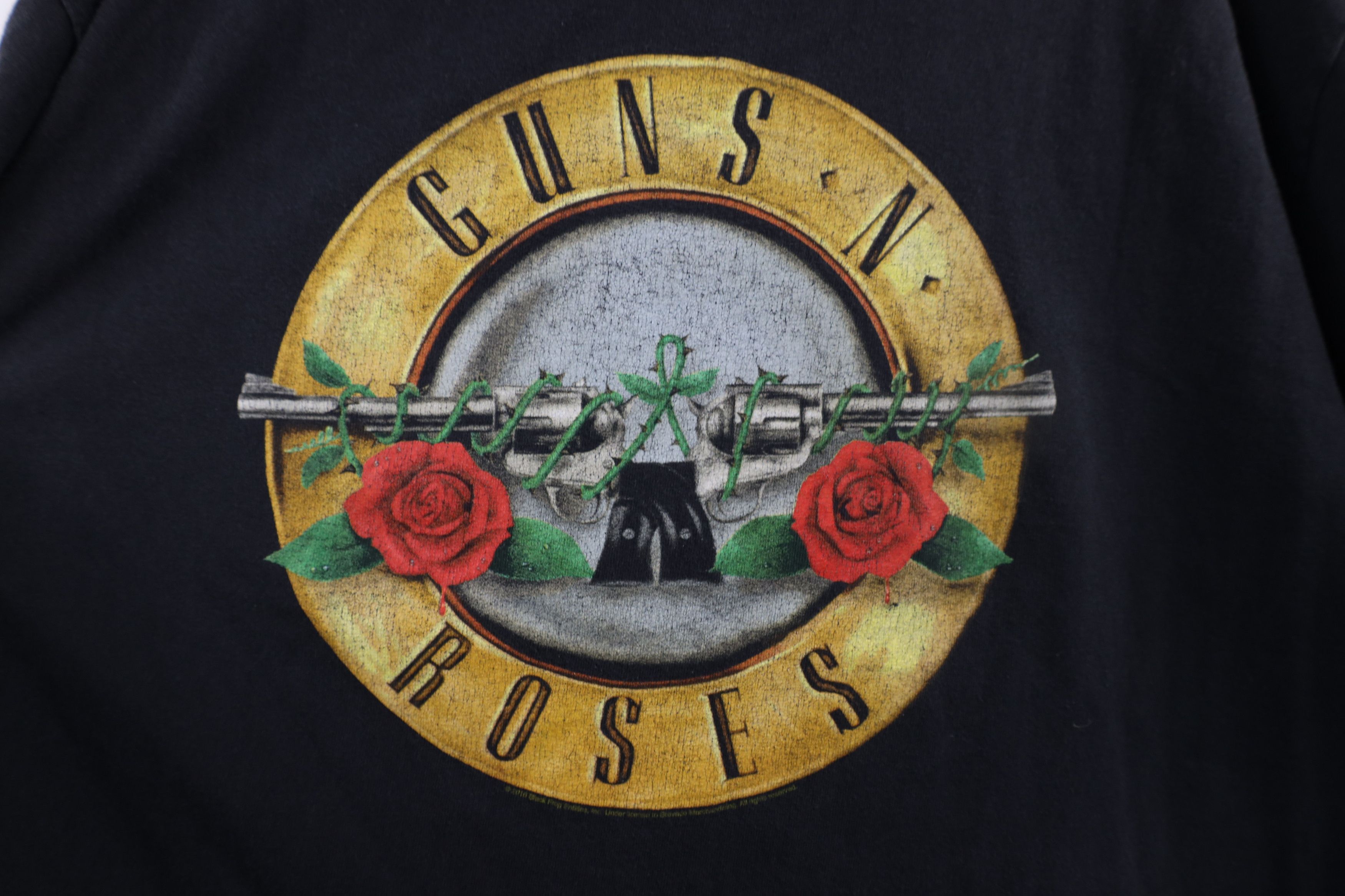 Vintage Retro Y2K Spell Guns N Roses Band Short Sleeve T-Shirt Black Size US XL / EU 56 / 4 - 4 Thumbnail