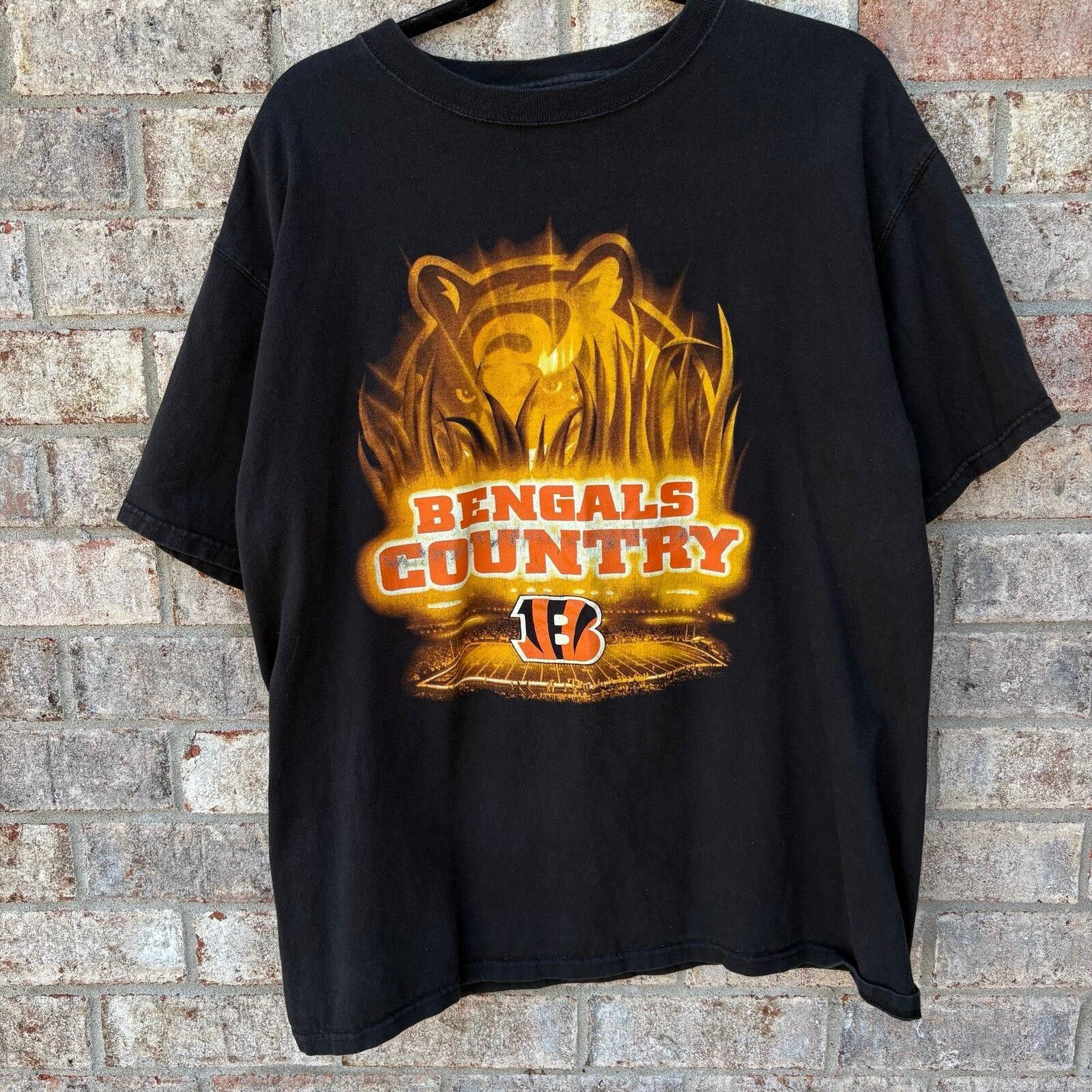 NFL Vintage Cincinnati Bengals T-shirt Size US L / EU 52-54 / 3 - 1 Thumbnail