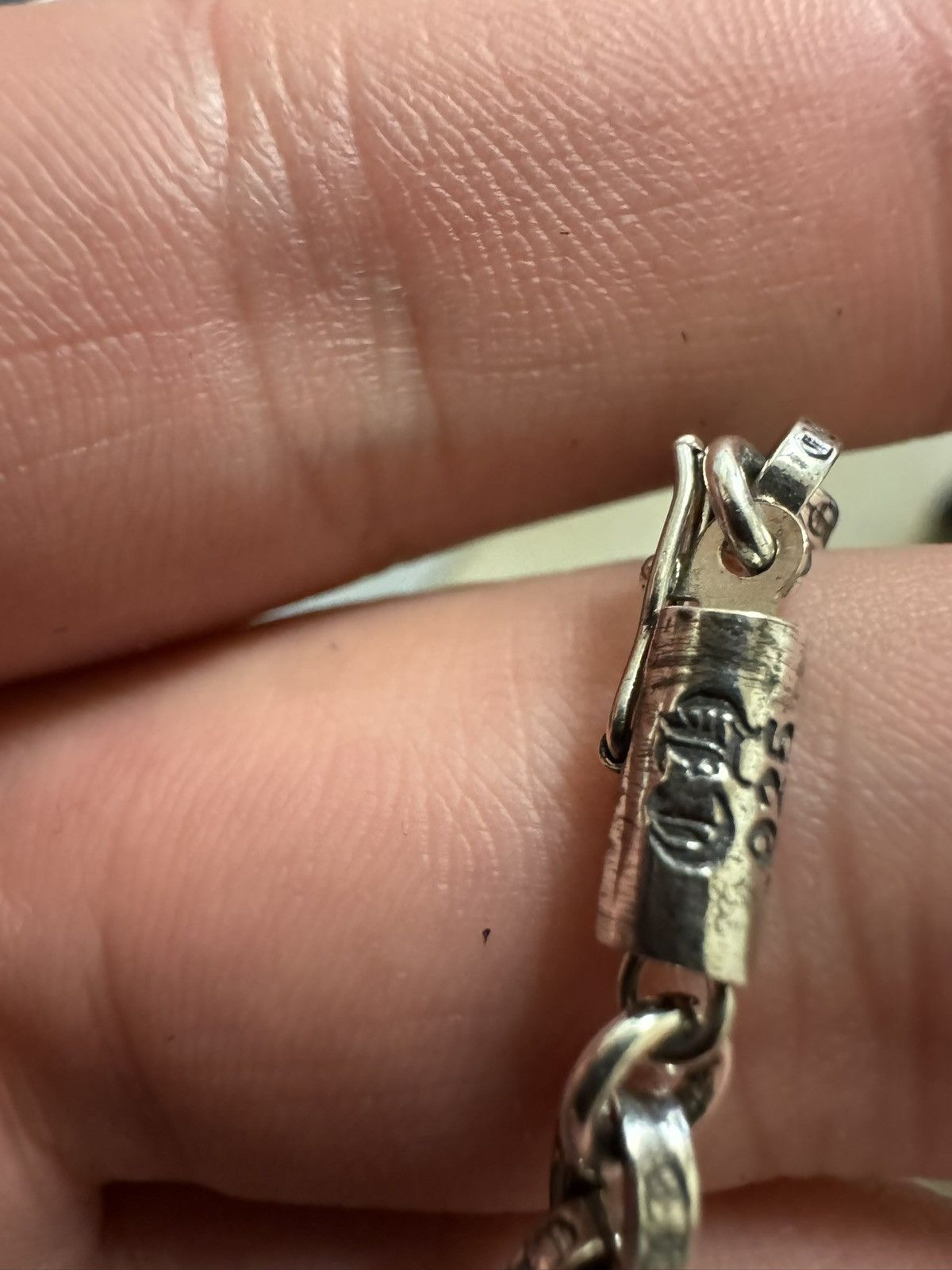 Chrome Hearts Chrome Hears Paper chain 7 inch silver bracelet Size ONE SIZE - 5 Thumbnail