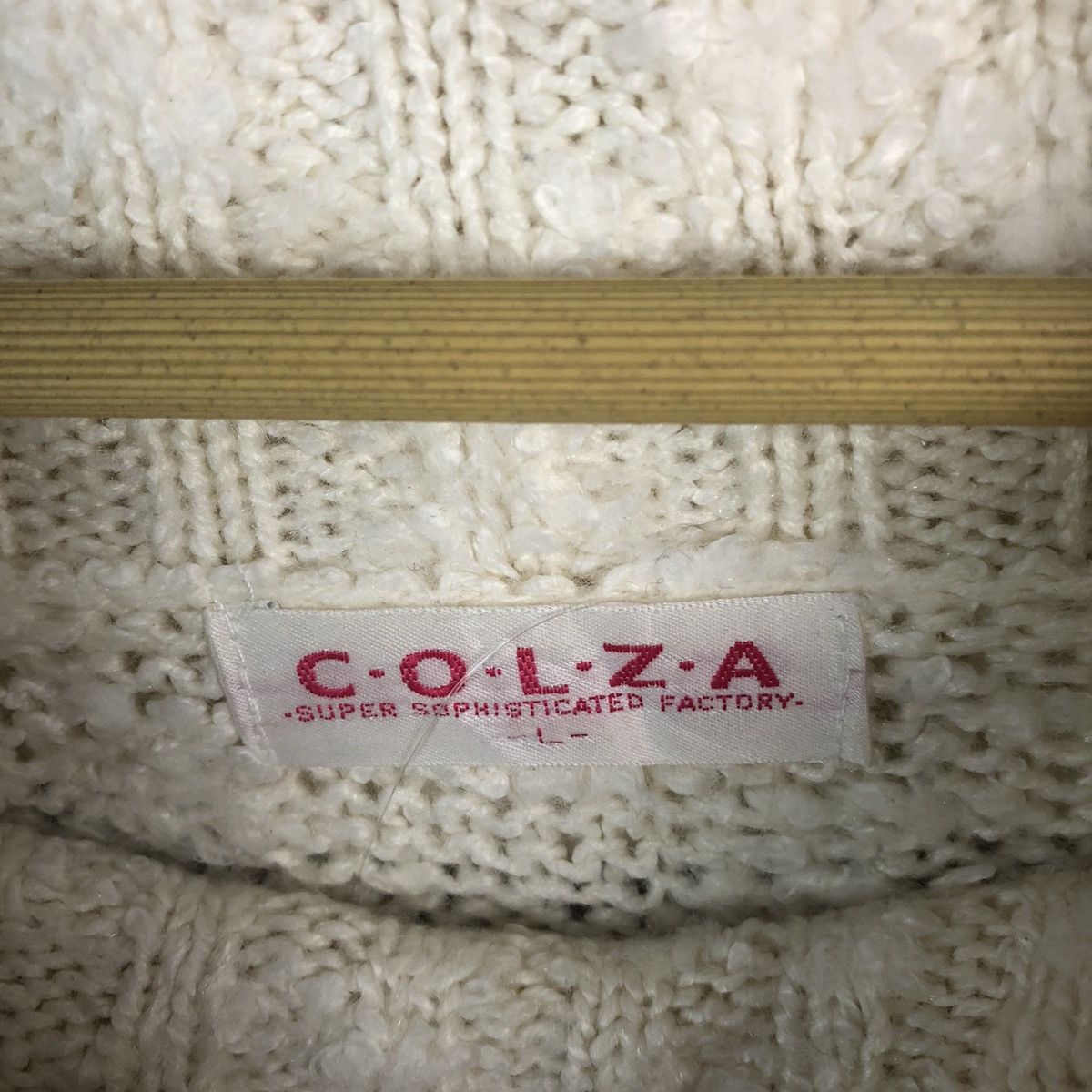 Homespun Knitwear × Japanese Brand C.O.L.Z.A Turtle Neck White Knitwear #A776 Size M / US 6-8 / IT 42-44 - 10 Thumbnail