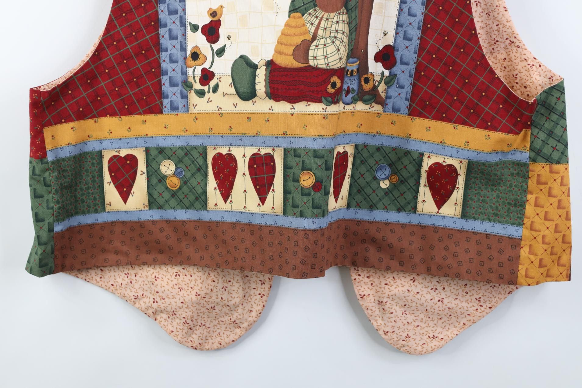 Vintage Vintage 90s Streetwear Reversible Country Bear Chicken Vest Size XL / US 12-14 / IT 48-50 - 9 Thumbnail