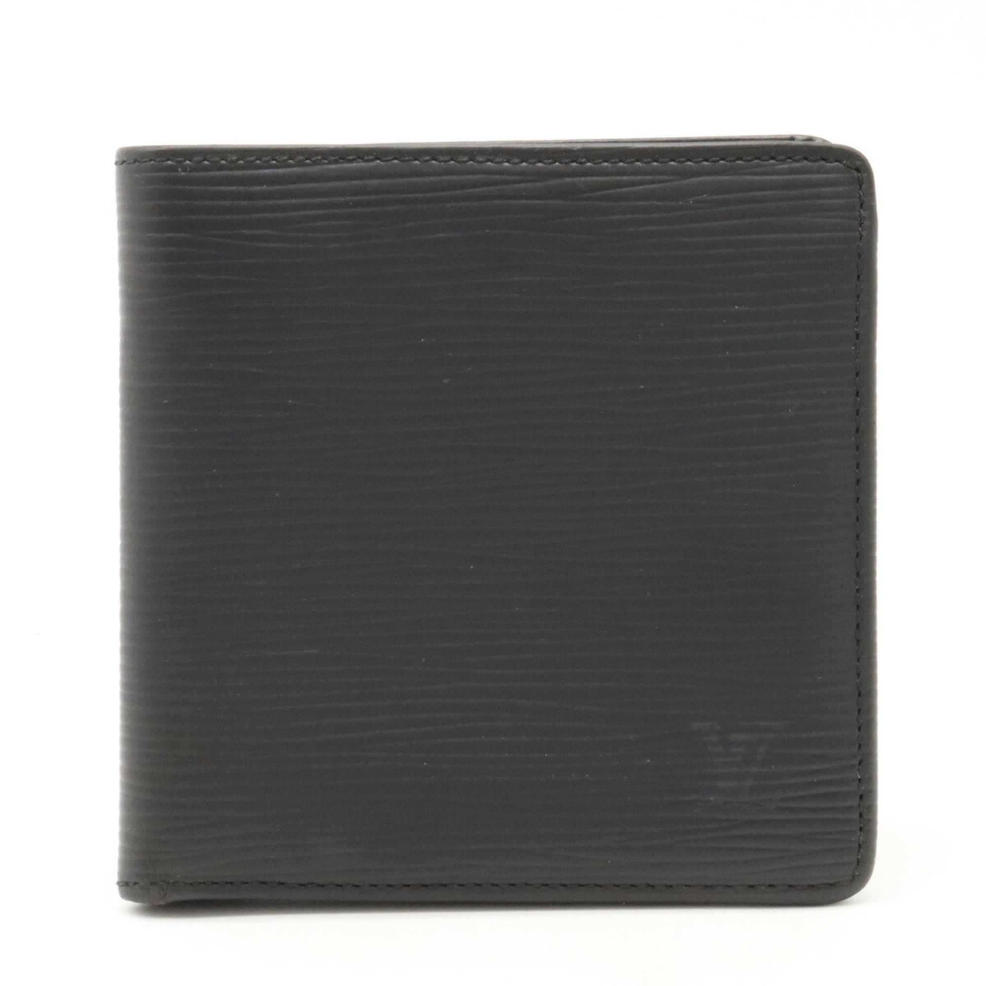 Louis Vuitton, Bags, Louis Vuittonauth Epi Portefeuille Marco Nm M62289  Mens Wallet Bifold Noir