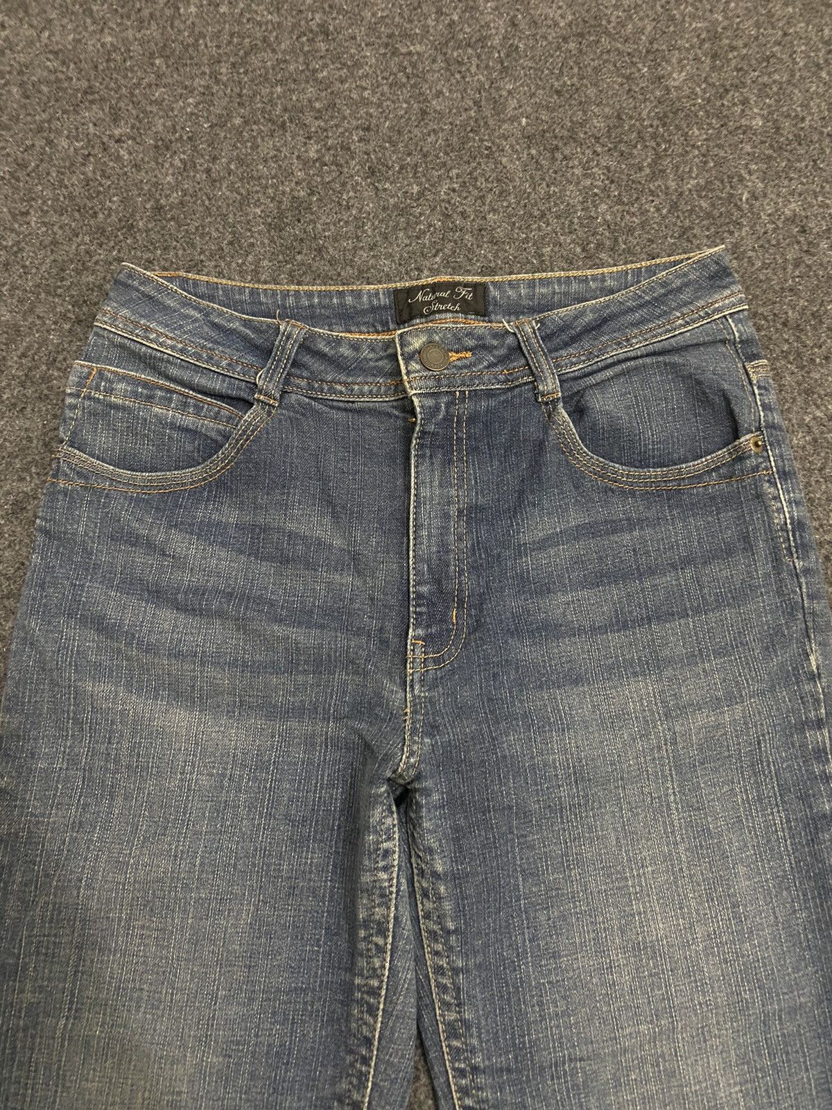 Japanese Brand Vintage Y2K Natural fit strectch denim pants flare Size 26" / US 2 / IT 38 - 6 Thumbnail