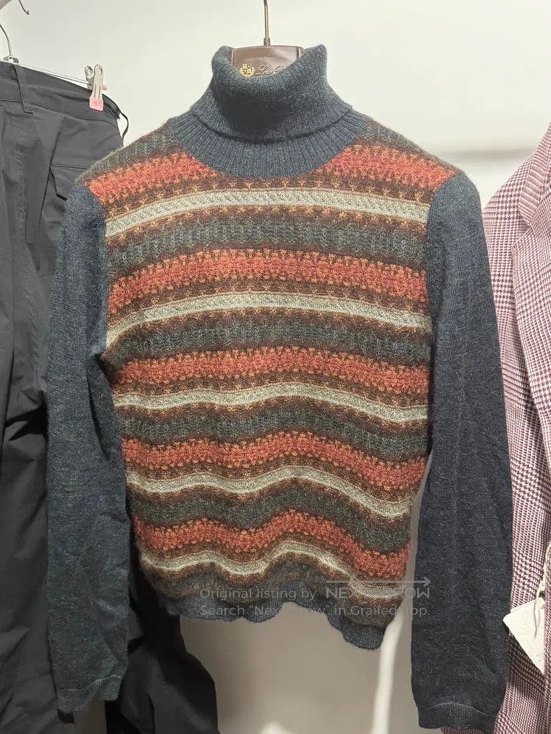 Loro Piana Loro Piana Cashmere and alpaca wool blend high-neck sweate Size XS / US 0-2 / IT 36-38 - 1 Thumbnail