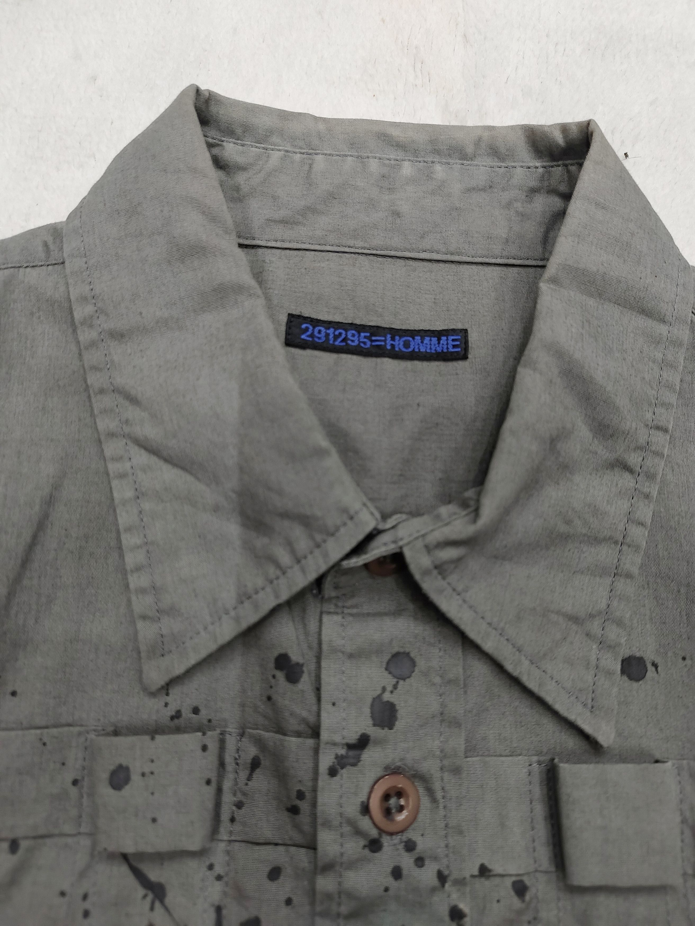 291295=Homme 00s 291295 Homme- Archive Multi Loop Splatter Tactical Shirt Size US M / EU 48-50 / 2 - 7 Thumbnail