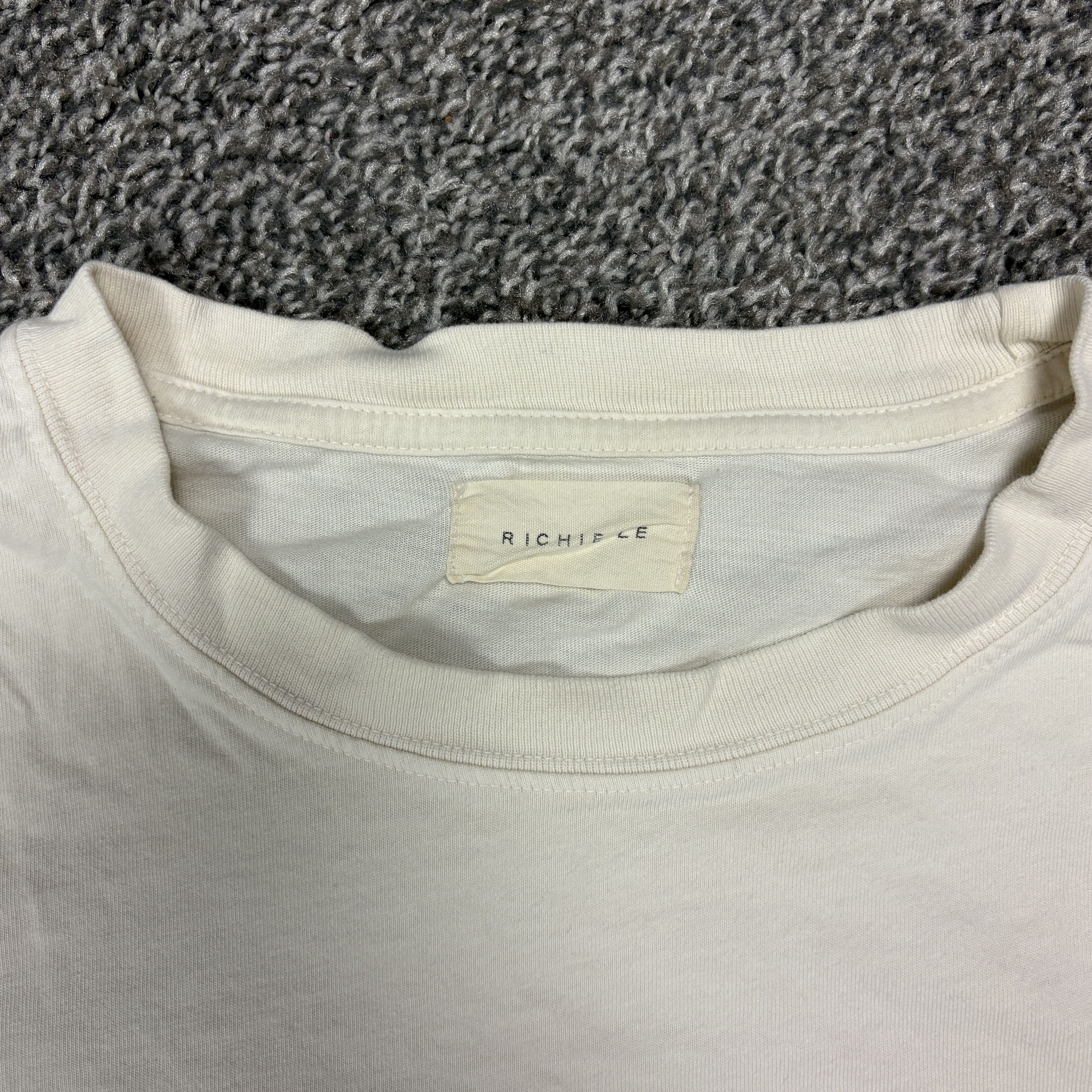 Richie Le Collection Richie Le Collection Daily Tee Cream/White, Size XL Size US XL / EU 56 / 4 - 2 Thumbnail