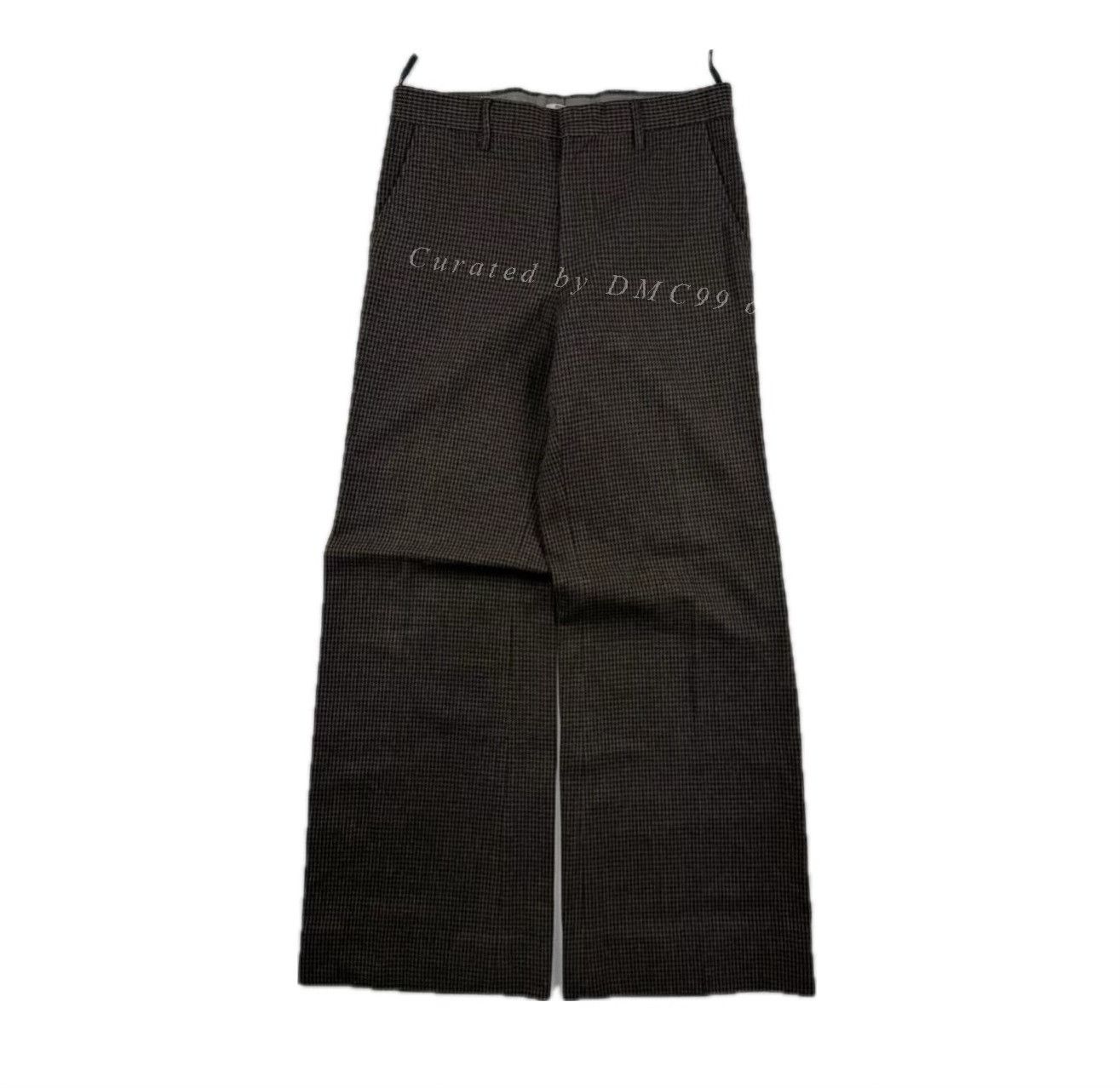 Miu Miu Miu Miu F/W'03 Houndstooth Wide Pants Size 26" / US 2 / IT 38 - 1 Thumbnail