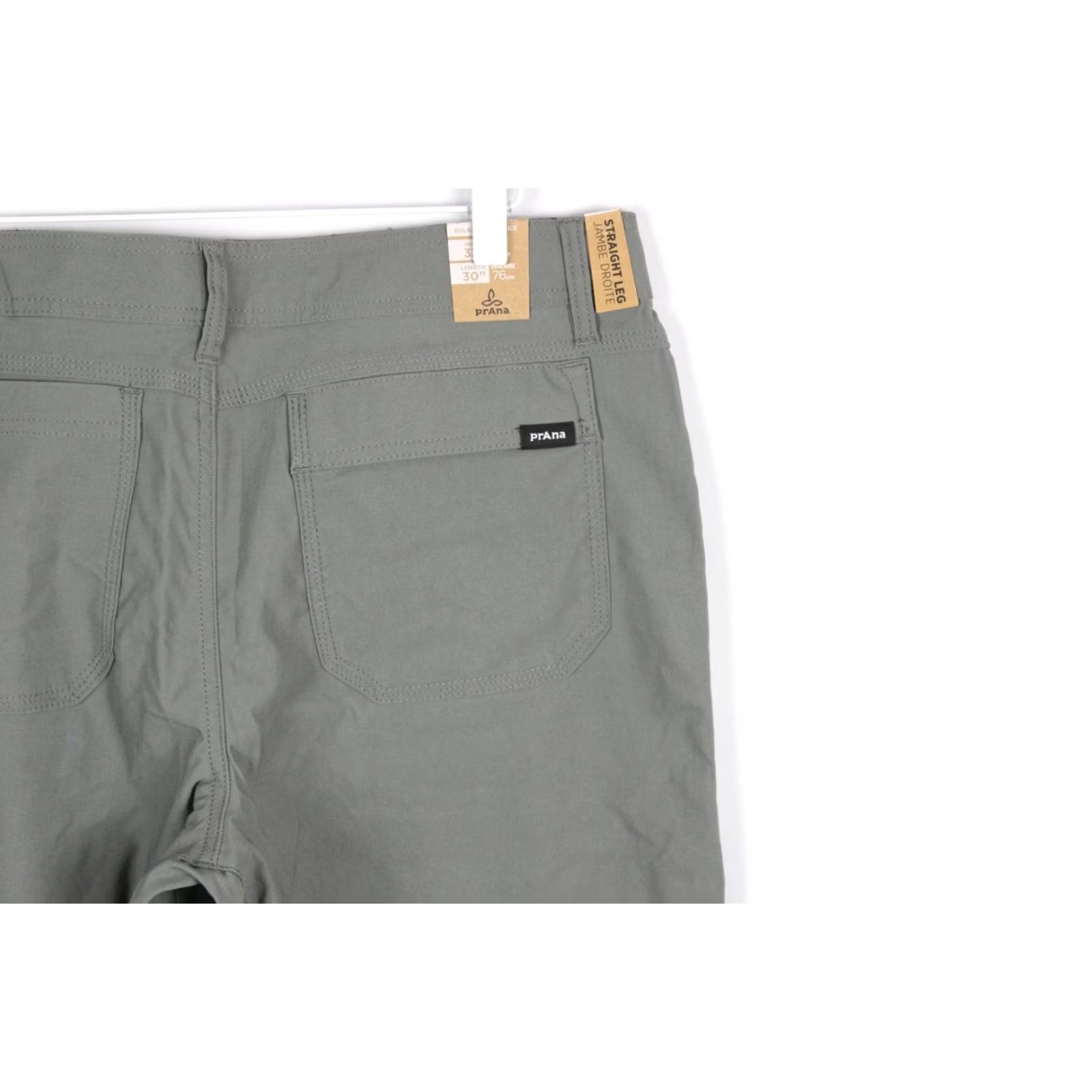 Prana VINTAGE Prana Men's Stretch Zion Pants II Relaxed Straight 32 x 30 Flint Cargo 1969791 Size US 32 / EU 48 - 3 Thumbnail