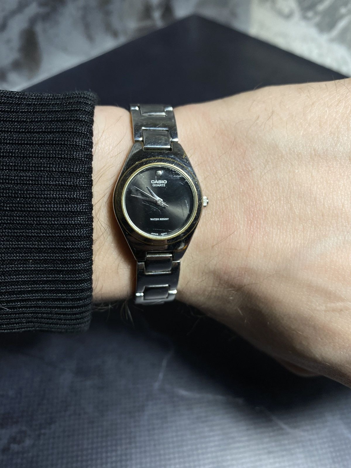 Casio Casio Simple Black Dial Watch, Japanese Brand Size ONE SIZE - 5 Thumbnail