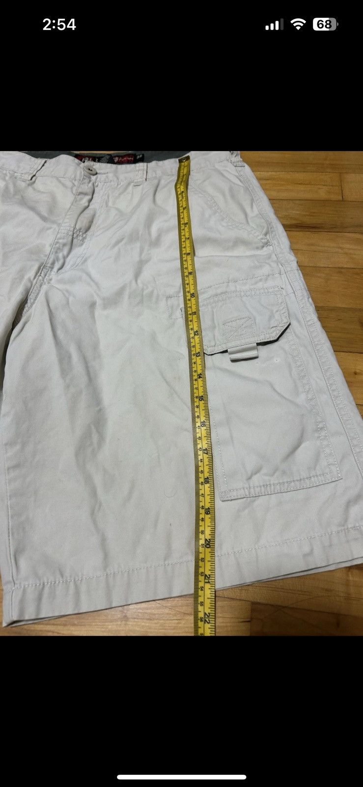 Other Plugg Men's Cargo Shorts, Beige Size 32 Workwear Grunge Size US 32 / EU 48 - 5 Thumbnail