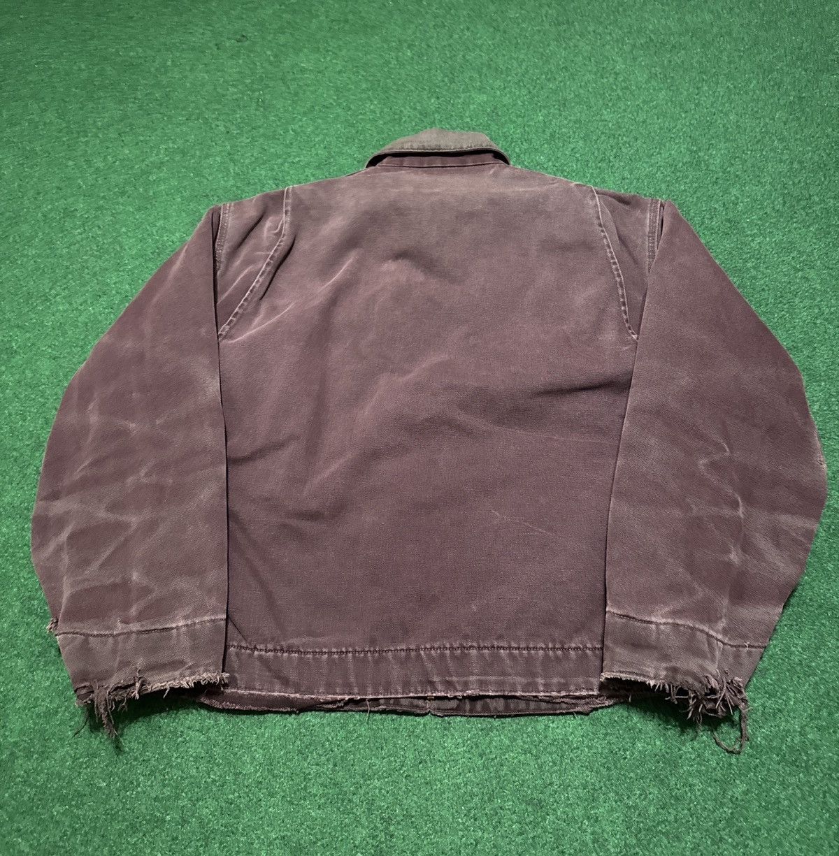 Carhartt Vintage Carhartt Jacket XL Purple Distressed J97BRG Detroit Size US XL / EU 56 / 4 - 4 Thumbnail