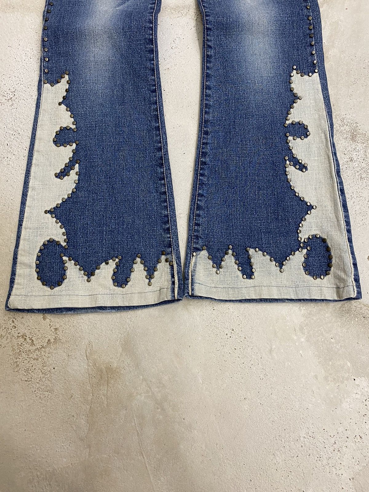Tornado Mart Unisex Flare Ryu Ryu Japan Art Rivet Obelisk Bleach Size 28" / US 6 / IT 42 - 4 Thumbnail