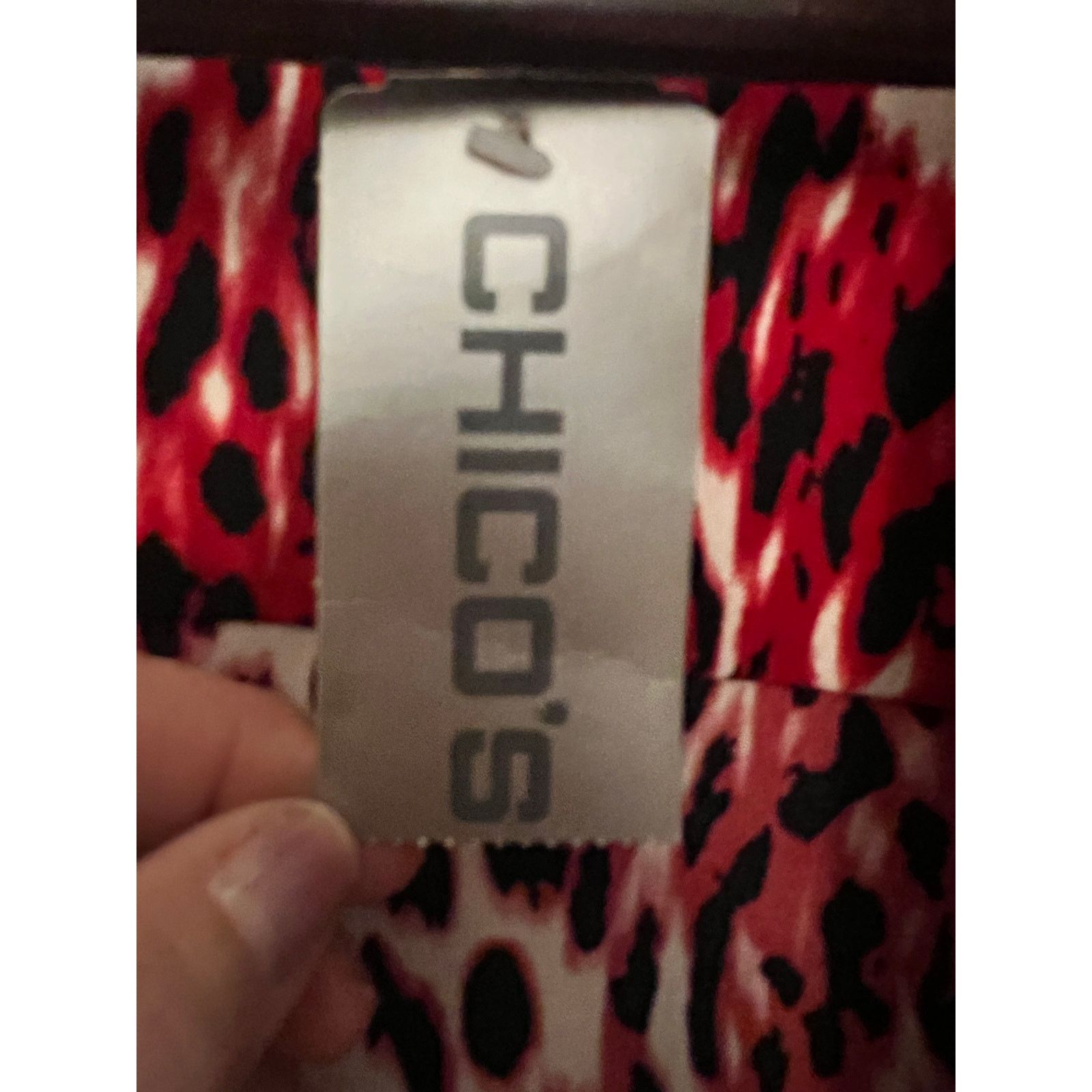 Chicos Chico’s Top Size 0 NWT Animal Print Zip Front Blouse Jacket Size S / US 4 / IT 40 - 4 Thumbnail