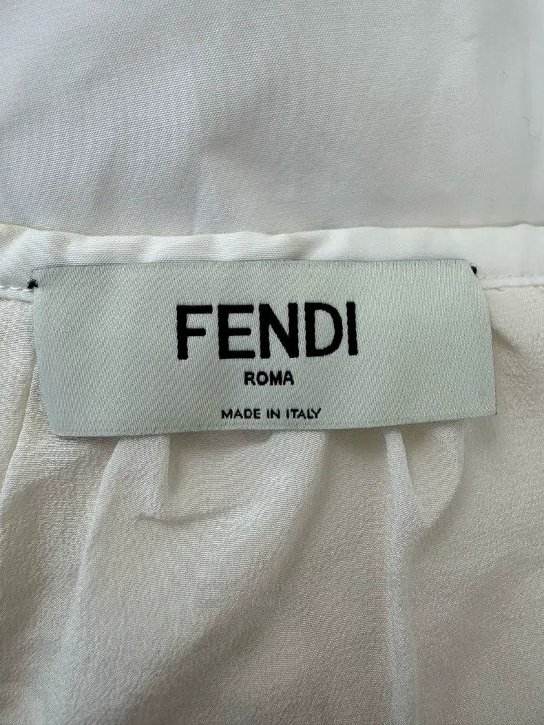 Fendi Fendi Lace-Up Skirt - Women's - White Size 27" / US 4 / IT 40 - 8 Thumbnail