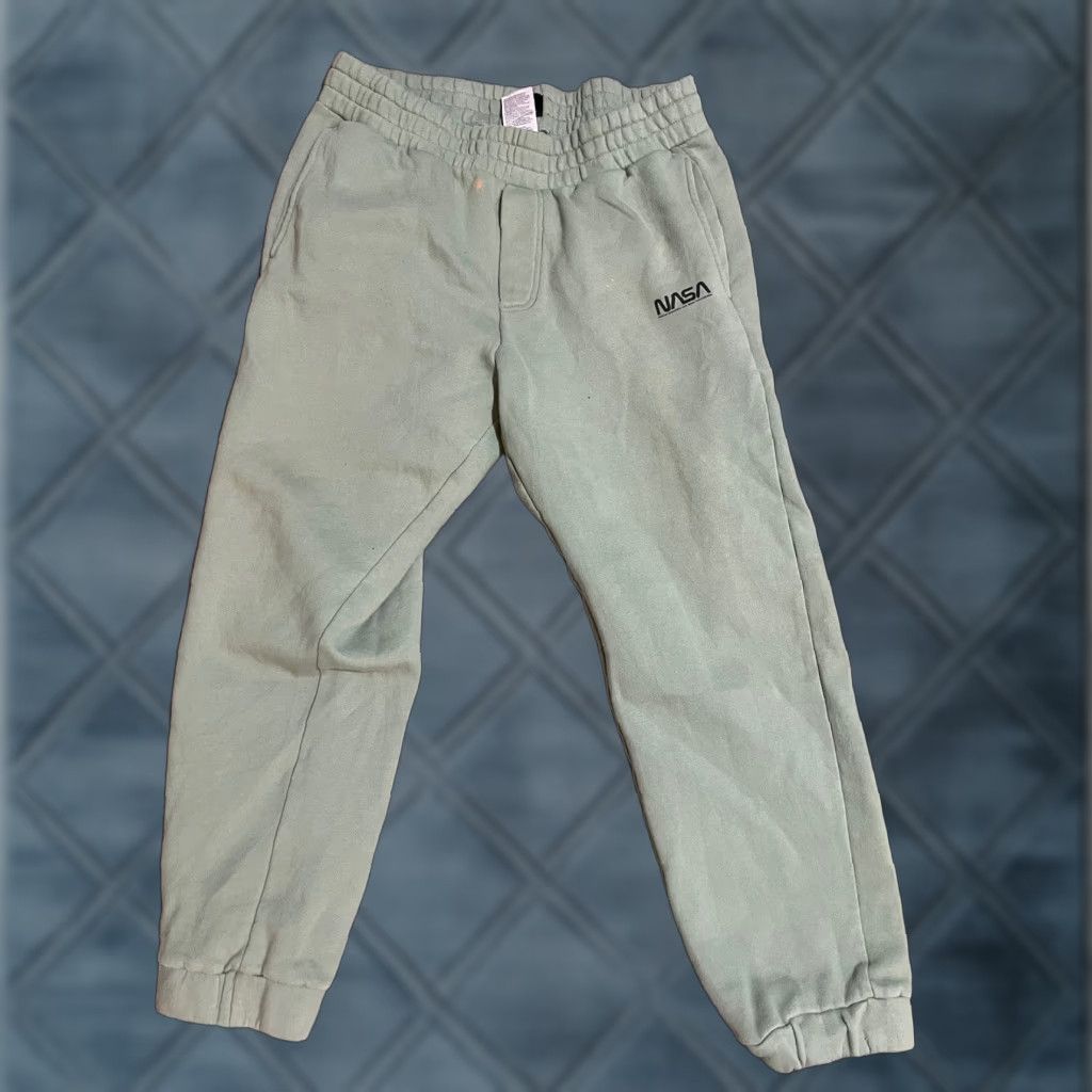 H&M H&M NASA Mint Green Relaxed Fit Sweatpants Mens Size Large Size US 33 - 1 Thumbnail