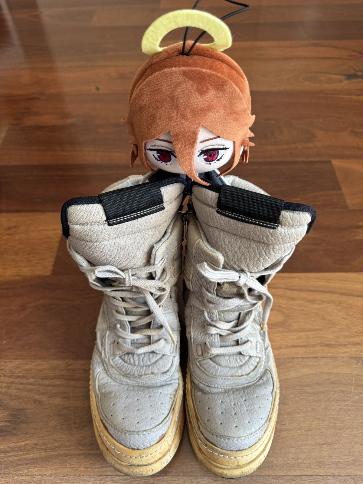Rick Owens Rick Owens FW06 “Dustulator” Grey Pigskin Dunks Size US 9.5 / EU 42-43 - 3 Thumbnail