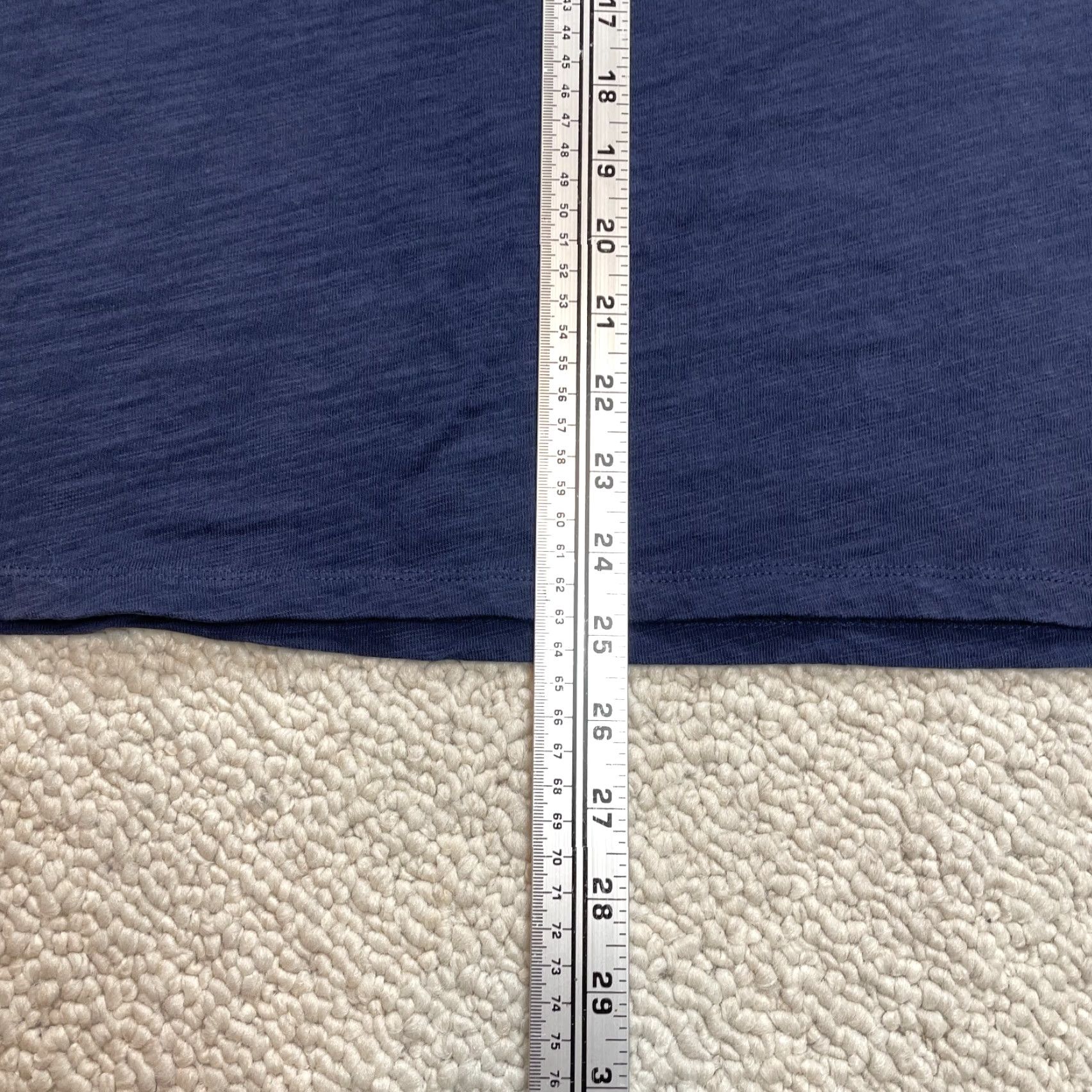 Tommy Hilfiger Tommy Hilfiger Shirt Womens Large Blue Short Sleeve Logo Cotton Tee Top Soft Size M / US 6-8 / IT 42-44 - 5 Thumbnail