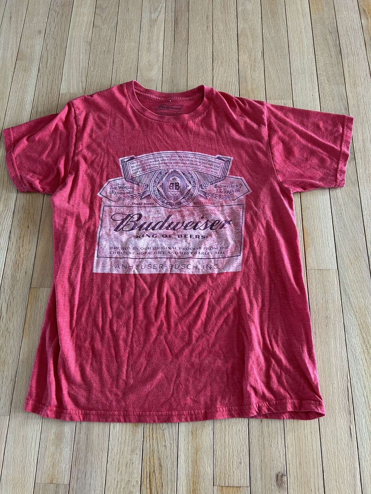 Budweiser Vintage 90s Budweiser shirt Size US L / EU 52-54 / 3 - 2 Thumbnail