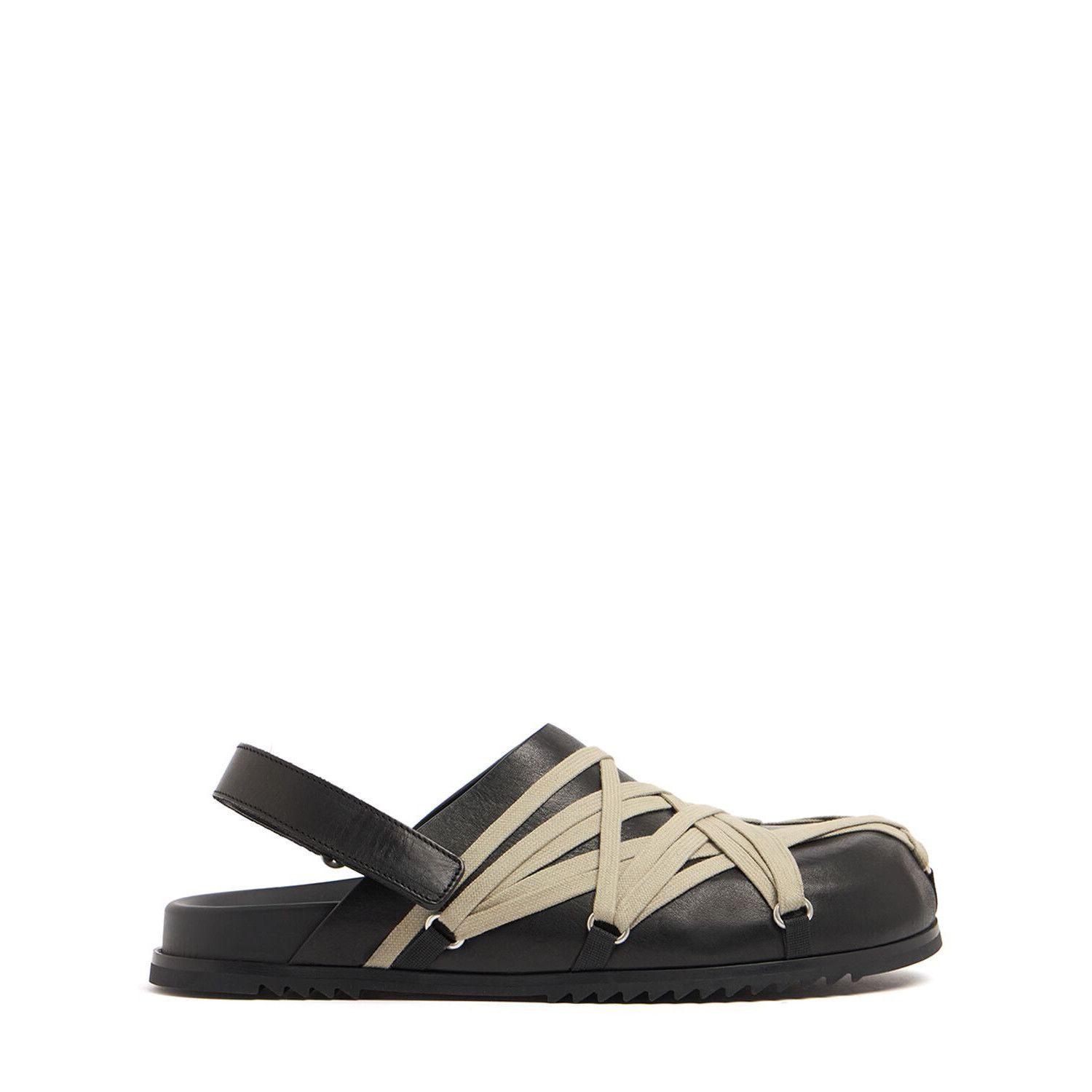 RICK OWENS Concordians Women's Megalace Black Mules New (Wom