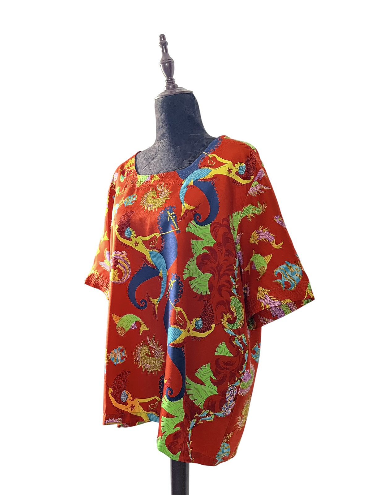 Versace × Vintage Vintage Gianni Versace Versatile Couture Silk Tops Size L / US 10 / IT 46 - 15 Thumbnail