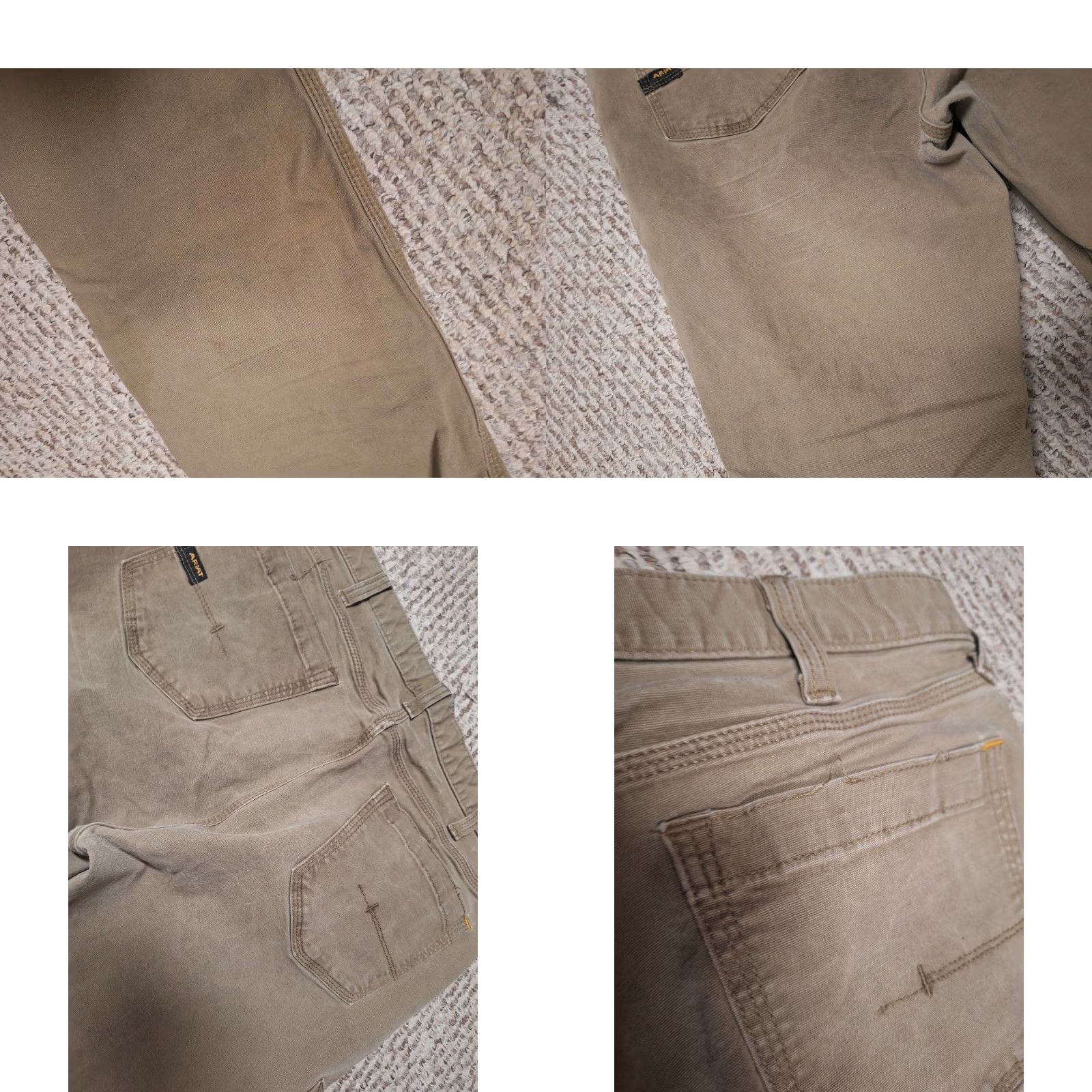 Ariat Ariat Rebar M4 Pant Men 36x32 Tan Relaxed Straight Flaws Size US 36 / EU 52 - 8 Thumbnail