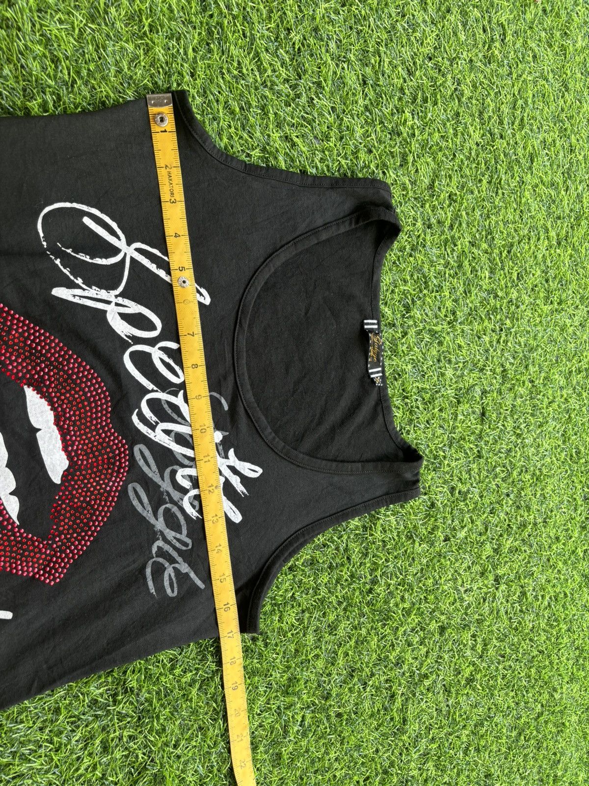 Hysteric Glamour Y2k Opium Galyge Lips Ifsix Punk Style Tank top Size L / US 10 / IT 46 - 7 Thumbnail