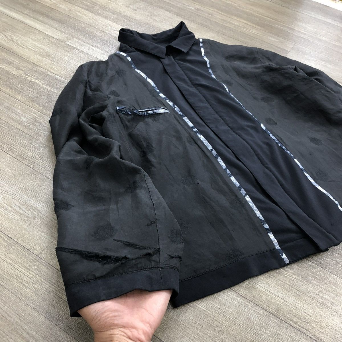 Versace 🇮🇹 Vintage Gianni Vercase Luxury Designer Black Work Jacket Size US L / EU 52-54 / 3 - 22 Thumbnail