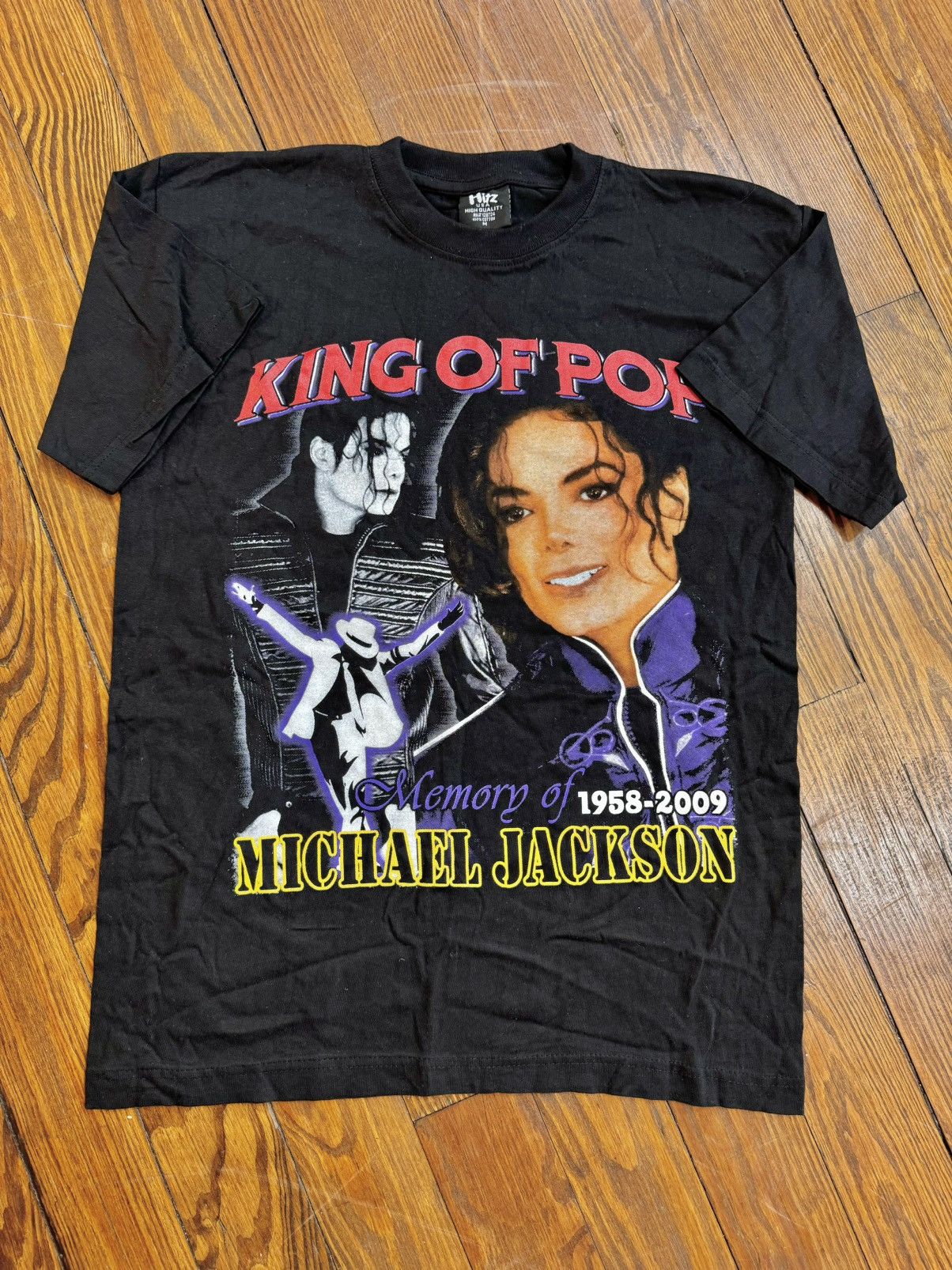 Band Tees × Rap Tees × Vintage 2009 Michael Jackson Vintage Rap T-Shirt Size US M / EU 48-50 / 2 - 1 Thumbnail