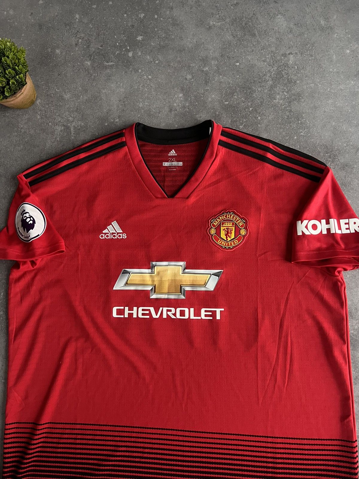 Adidas × Vintage Adidas Manchester United Rashford Premier League Football Size US XXL / EU 58 / 5 - 4 Thumbnail