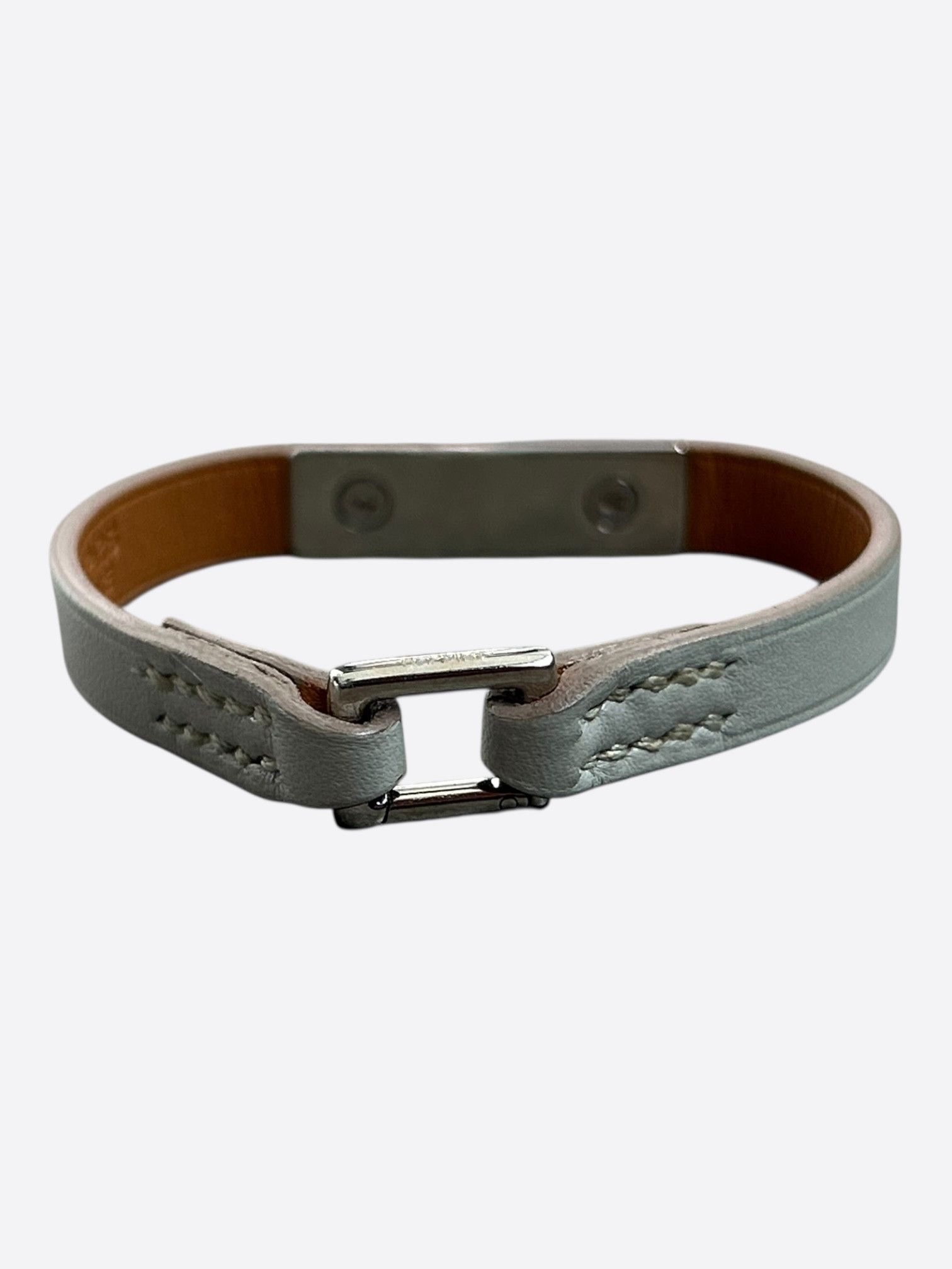 Hermes Hermes Grey Swift & Palladium Hardware Mini Kelly Bracelet Size ONE SIZE - 2 Thumbnail