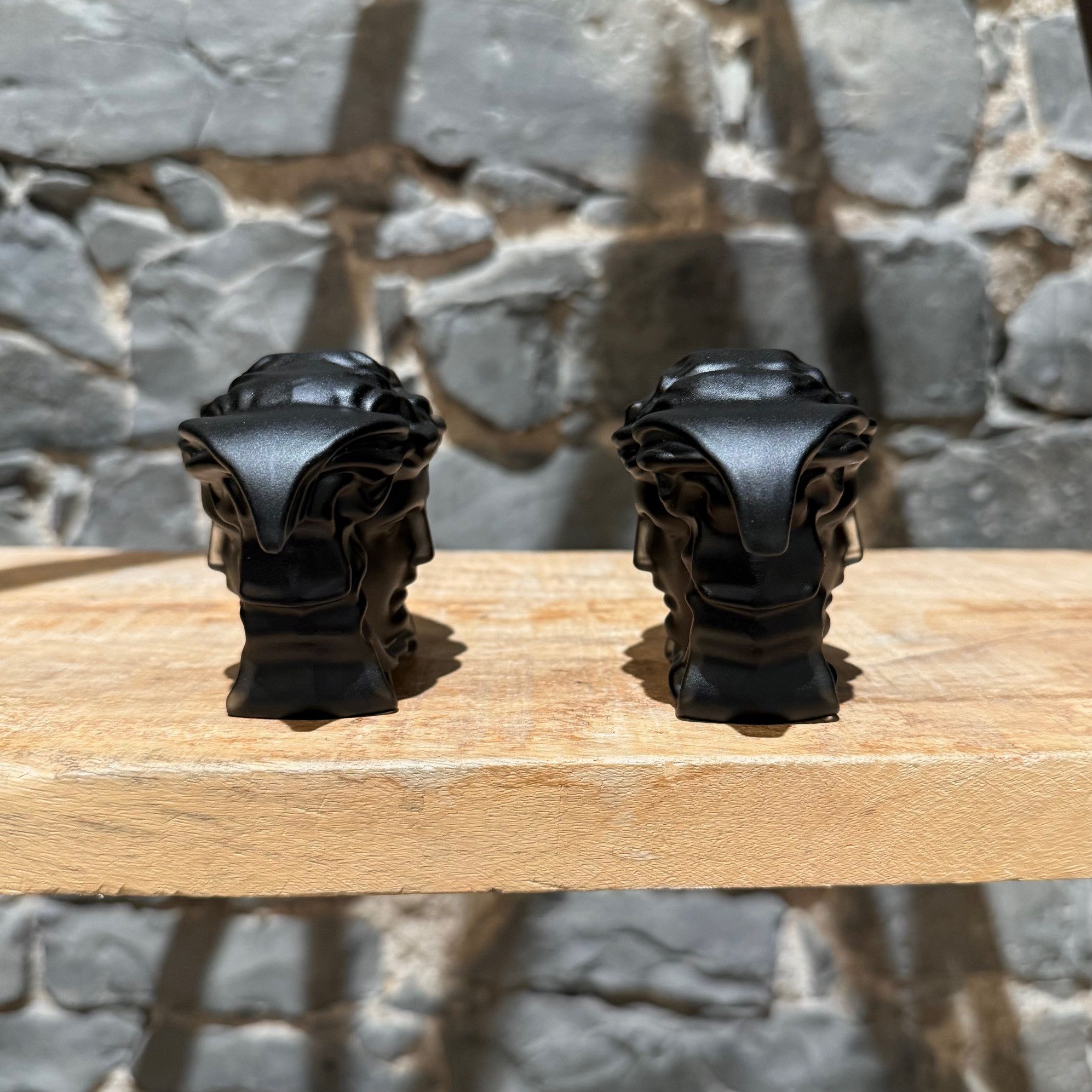 Versace Versace X Rosenthal 2 Medusa Grande Black Paperweights Size ONE SIZE - 3 Thumbnail