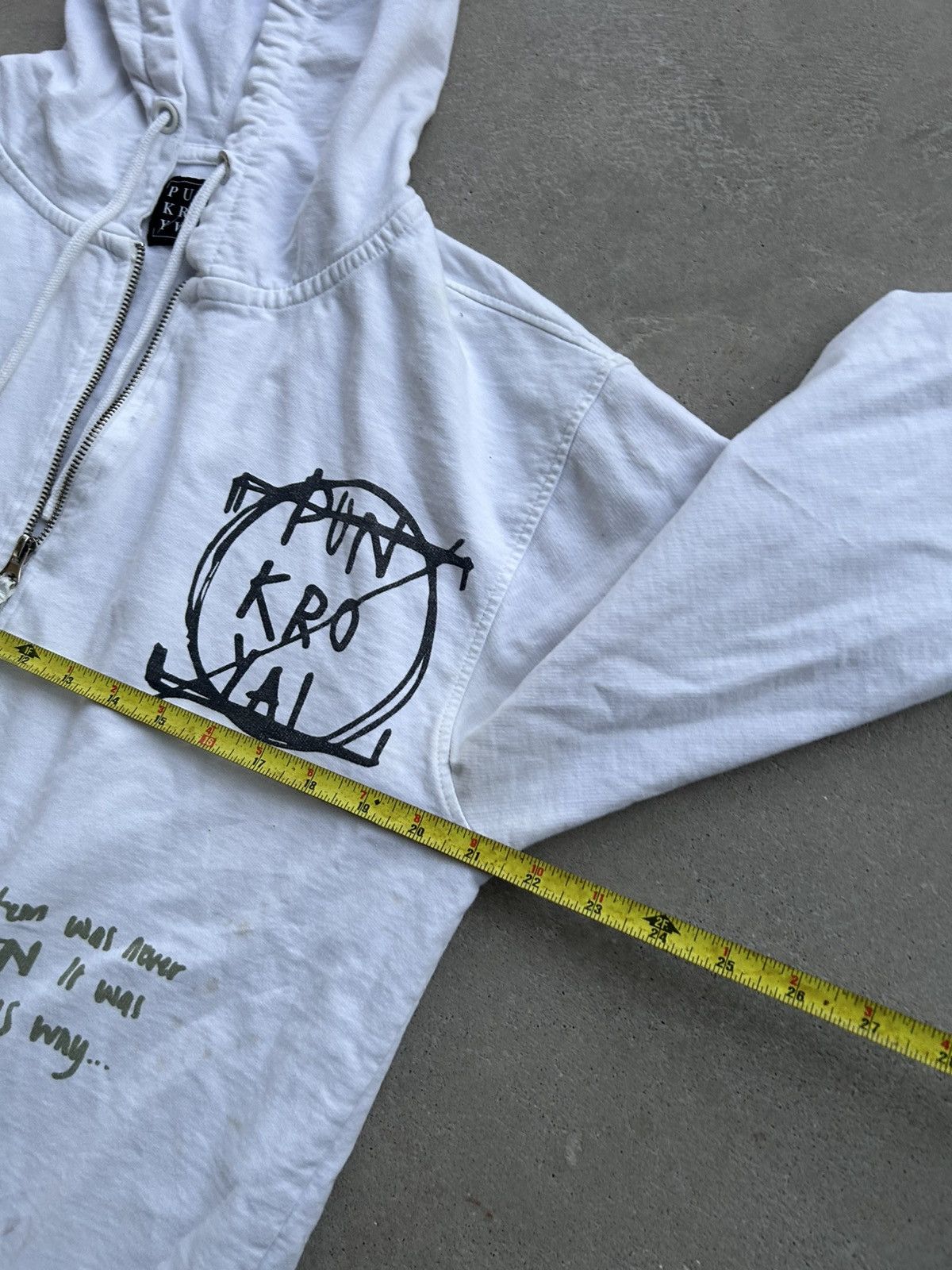 Japanese Brand Punk Royal Art Grunge Zip Up Hoodie Size US L / EU 52-54 / 3 - 8 Thumbnail