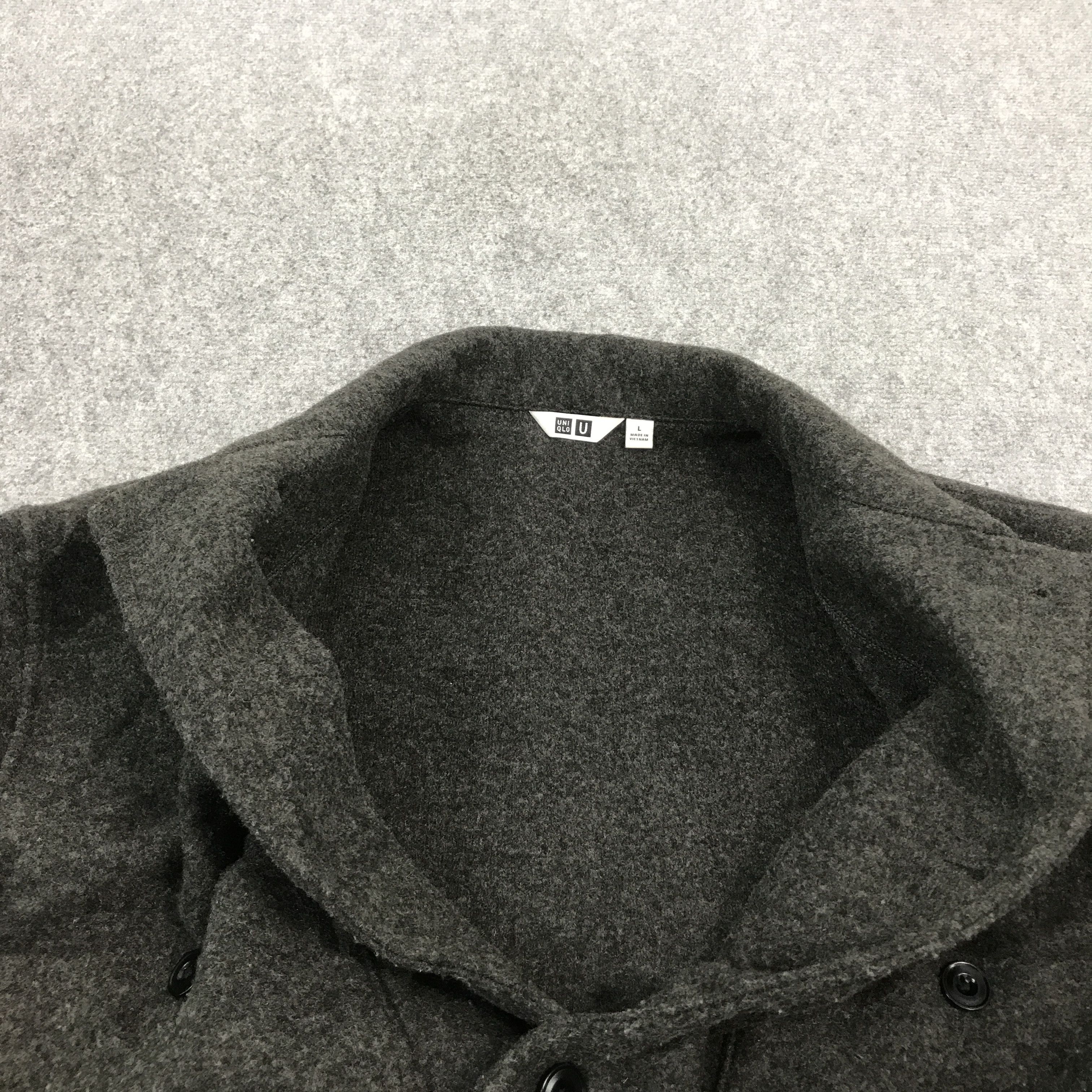 Christophe Lemaire × Uniqlo Lemaire x Uniqlo Wool button jacket Size US L / EU 52-54 / 3 - 5 Thumbnail