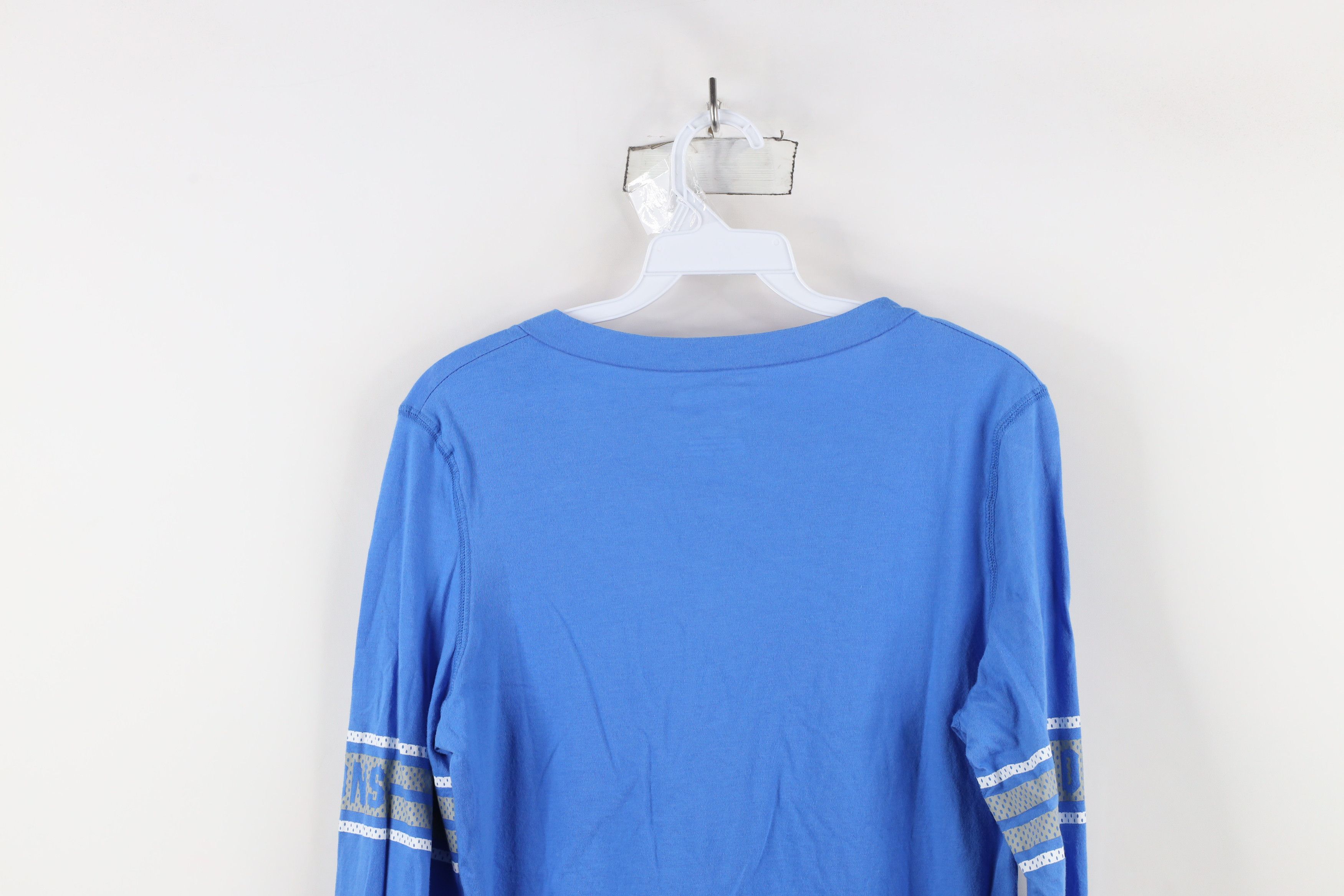 Vintage Vintage Y2K NFL Lions Football Long Sleeve T-Shirt Blue Size M / US 6-8 / IT 42-44 - 12 Thumbnail