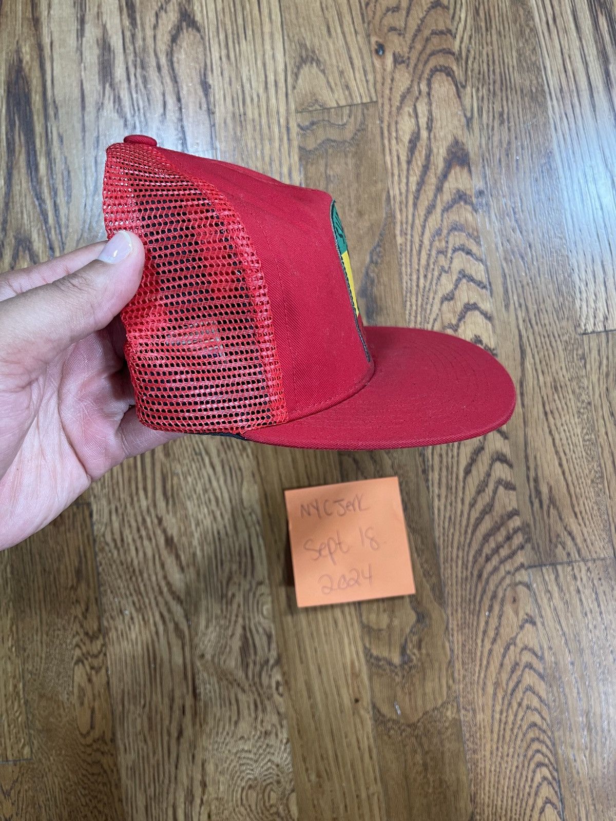 Supreme Supreme King Alpha Queen Omega Trucker Hat Cap Red Size ONE SIZE - 3 Thumbnail