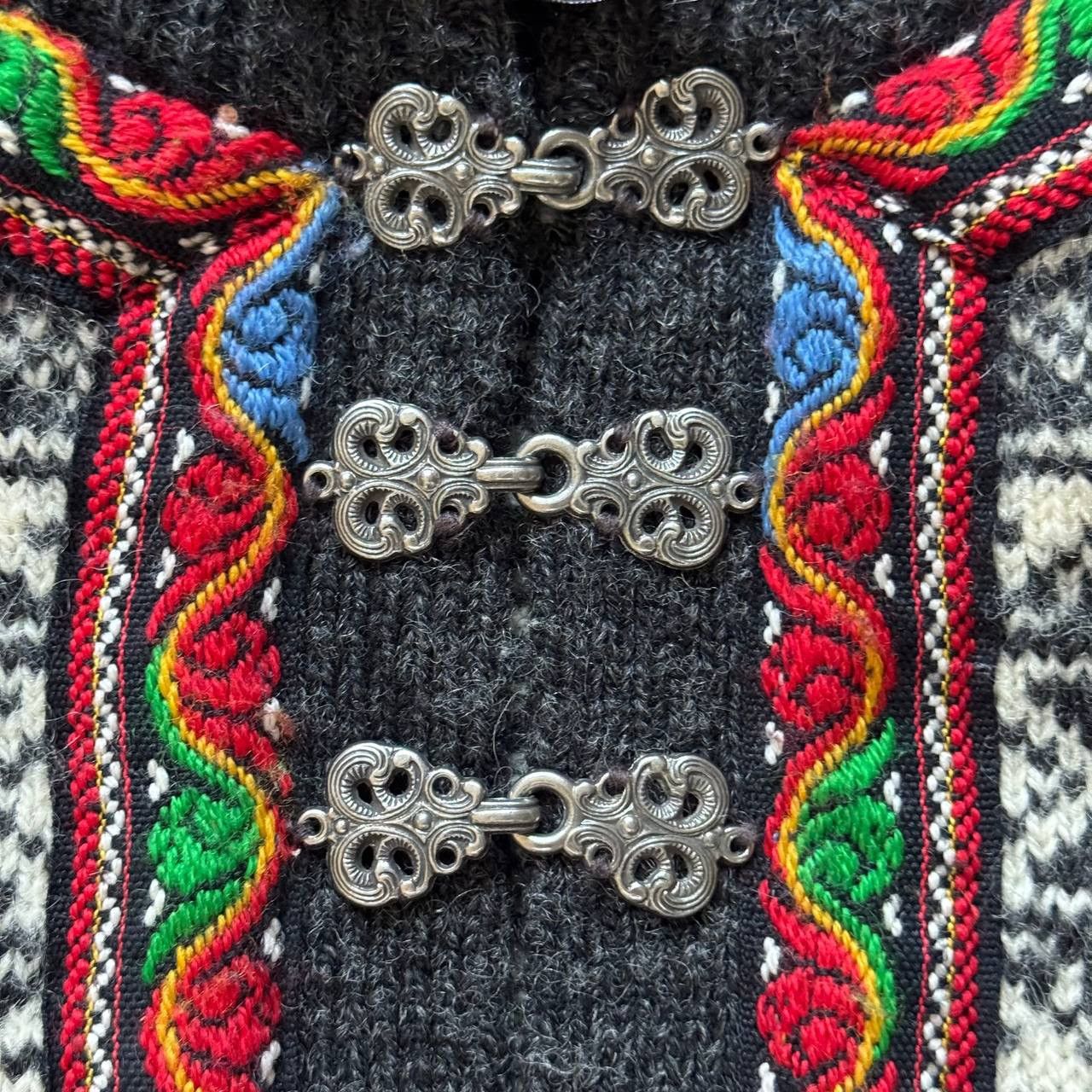Dale Of Norway Vintage Lana Wool Norwool Knit Fair Isle Heavy Retro Sweater Size US M / EU 48-50 / 2 - 8 Thumbnail