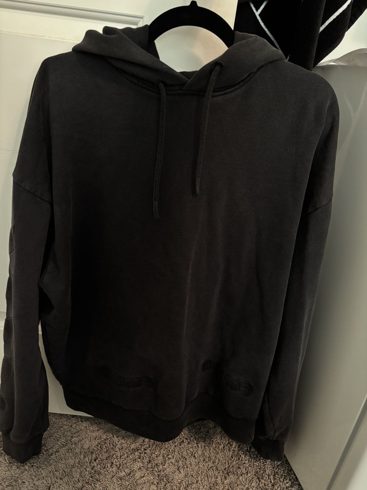 Off-White Off White Tonal Cornelly Hoodie Size US M / EU 48-50 / 2 - 2 Thumbnail