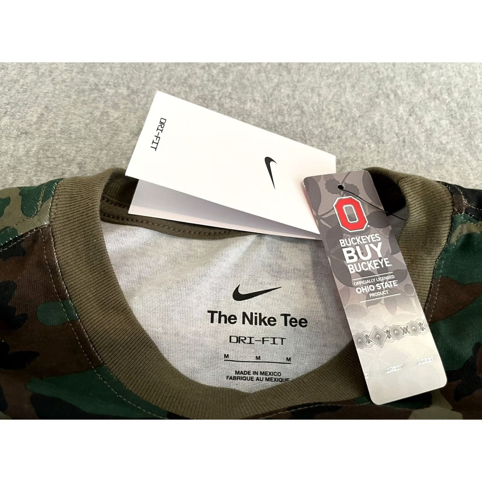 Nike Nike Ohio State Buckeyes Camouflage Long Sleeve Shirt USA Flag Dri-Fit Mens Medium NWT Size US M / EU 48-50 / 2 - 2 Thumbnail