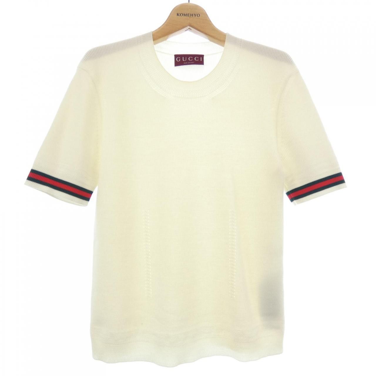 Gucci Gucci Gucci Knit Top Textile Tops 793101XKDSS DUTY FREE for USA Size ONE SIZE - 1 Thumbnail