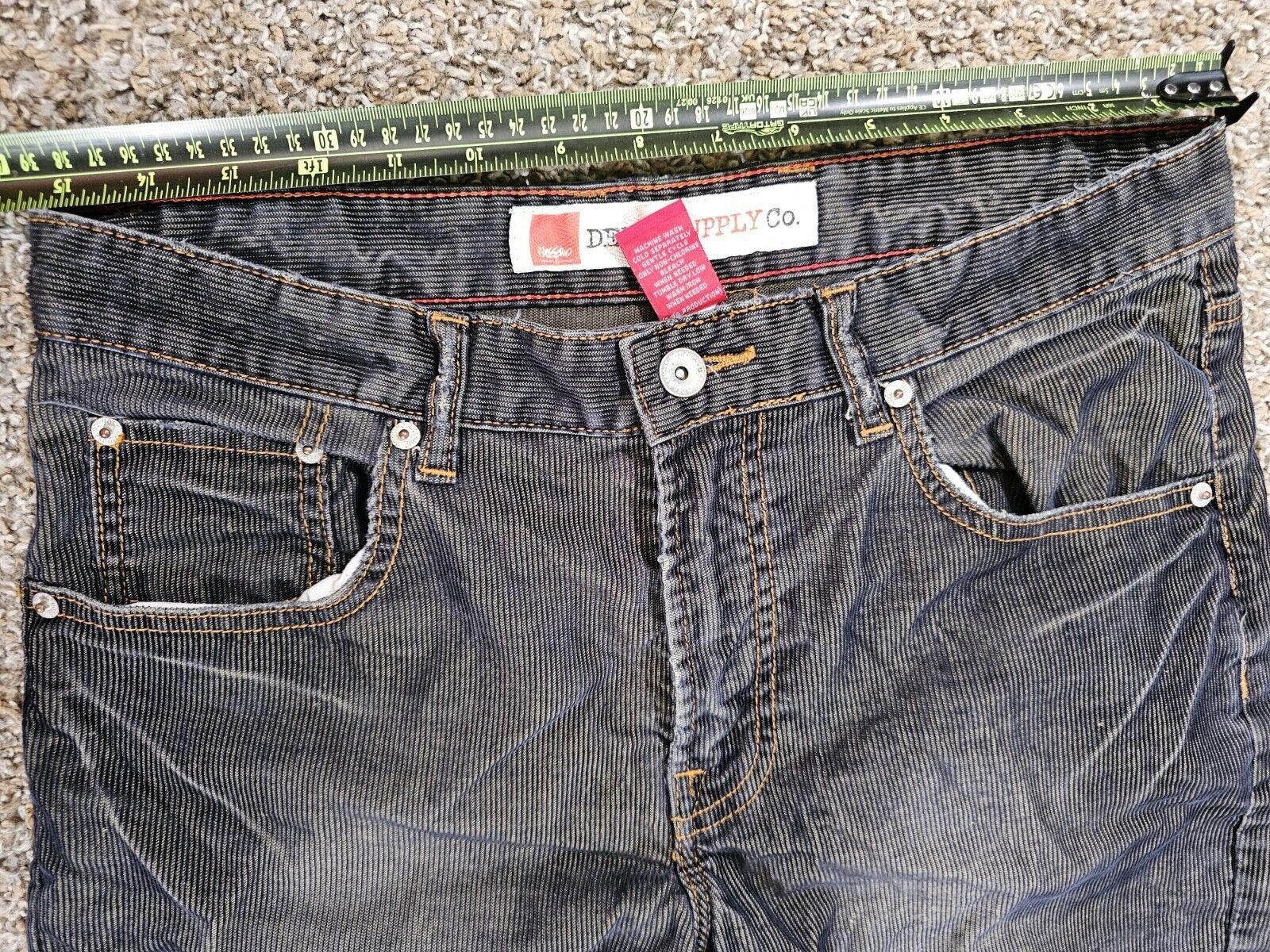 Mossimo Mossimo Denim Supply Logan Gray blue courduroy pants 30x32 Size US 30 / EU 46 - 4 Thumbnail
